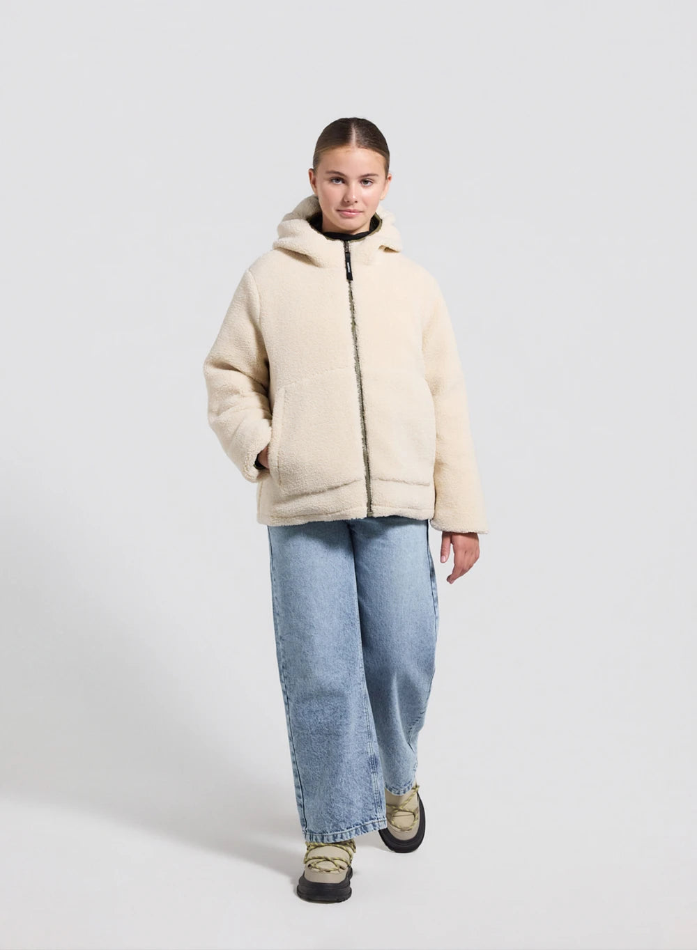 pyrenex-keylinn-doudoune-r-versible-enfant-kaki-clair image 6