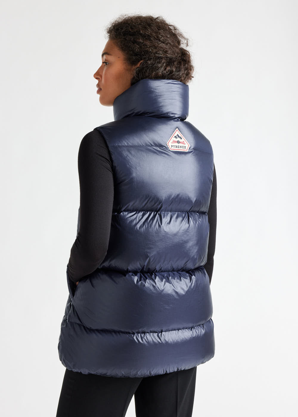 pyrenex-tamara-doudoune-sans-manche-femme-mi-longue-amiral image 3