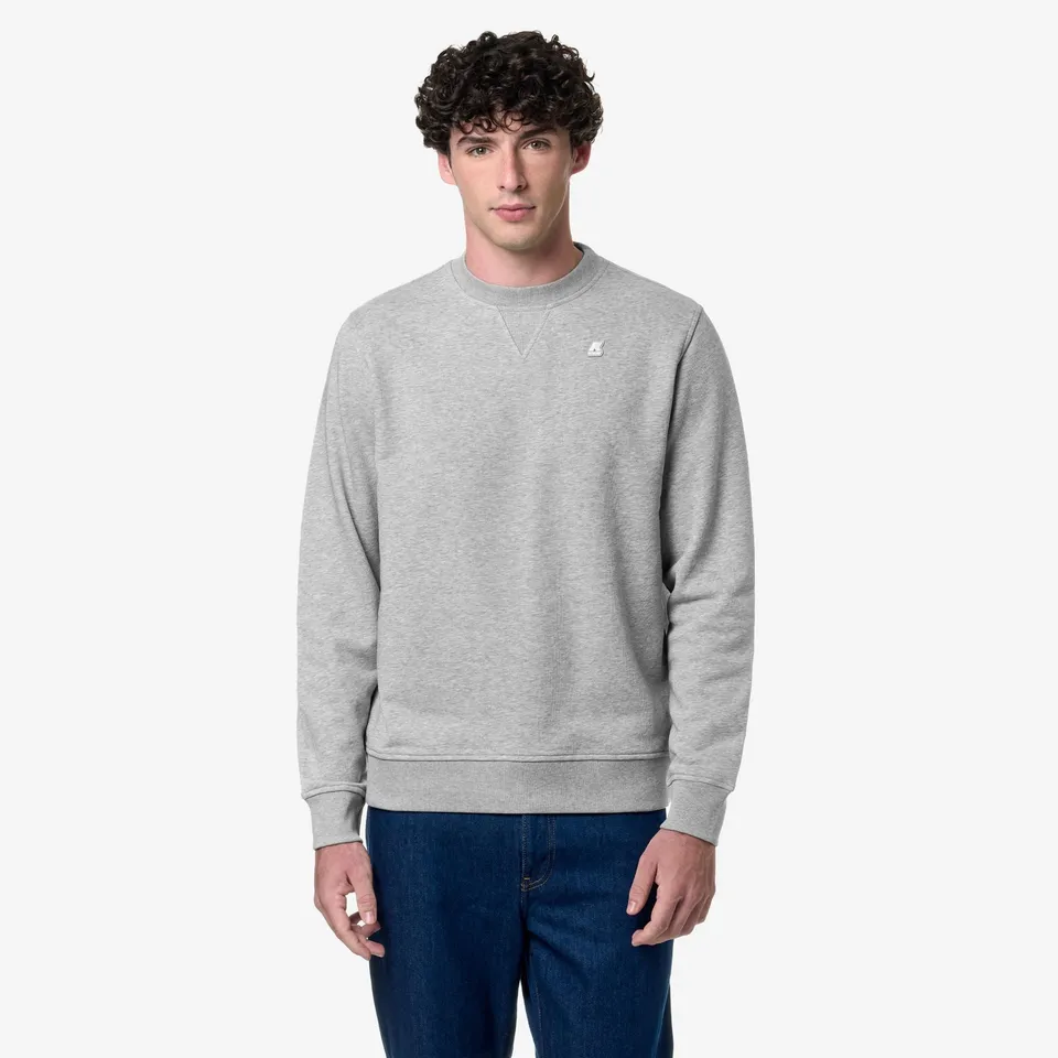 k-way-baptiste-pull-polaire-homme-grey-mel image 1