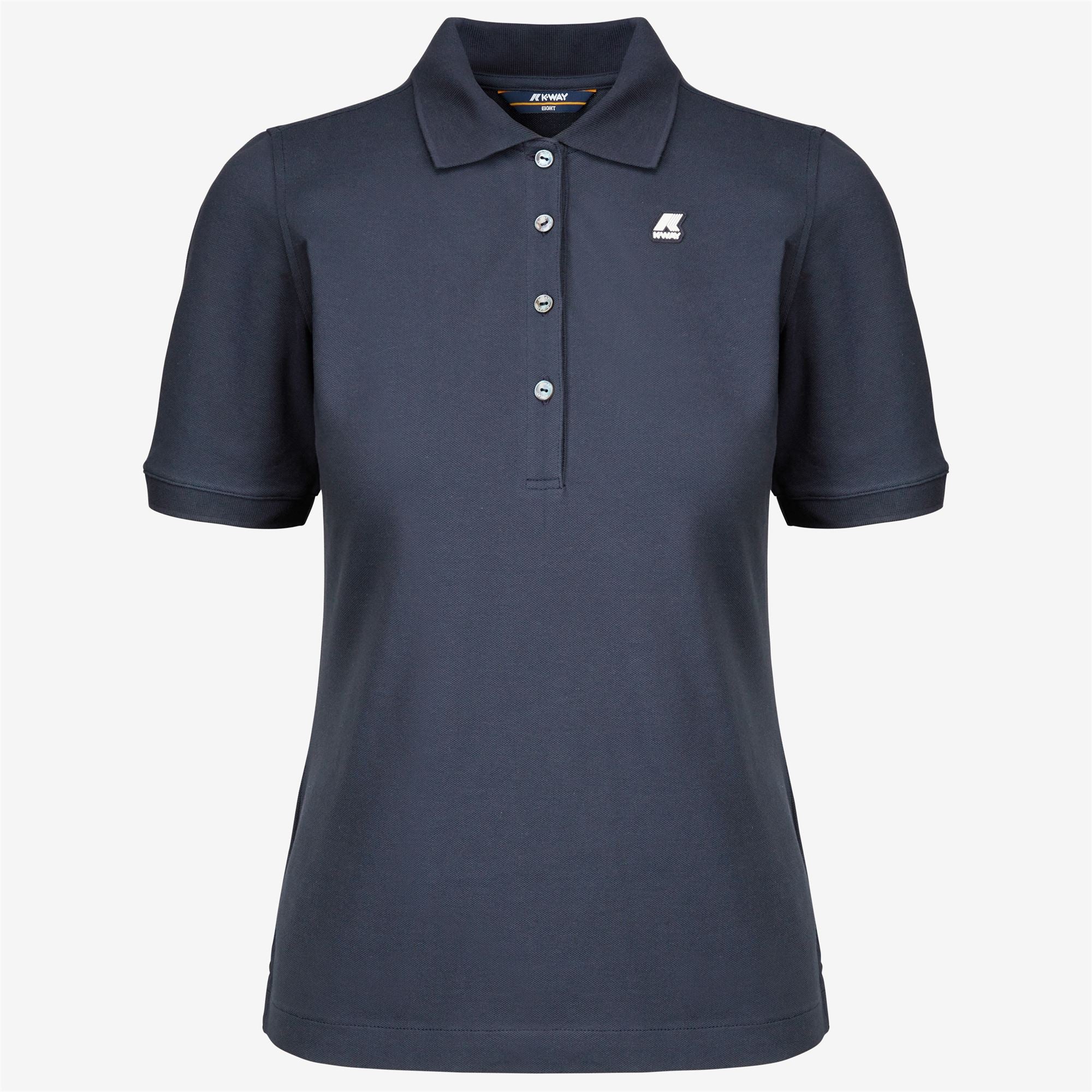 k-way-ali-polo-femme-blue-depth image 5