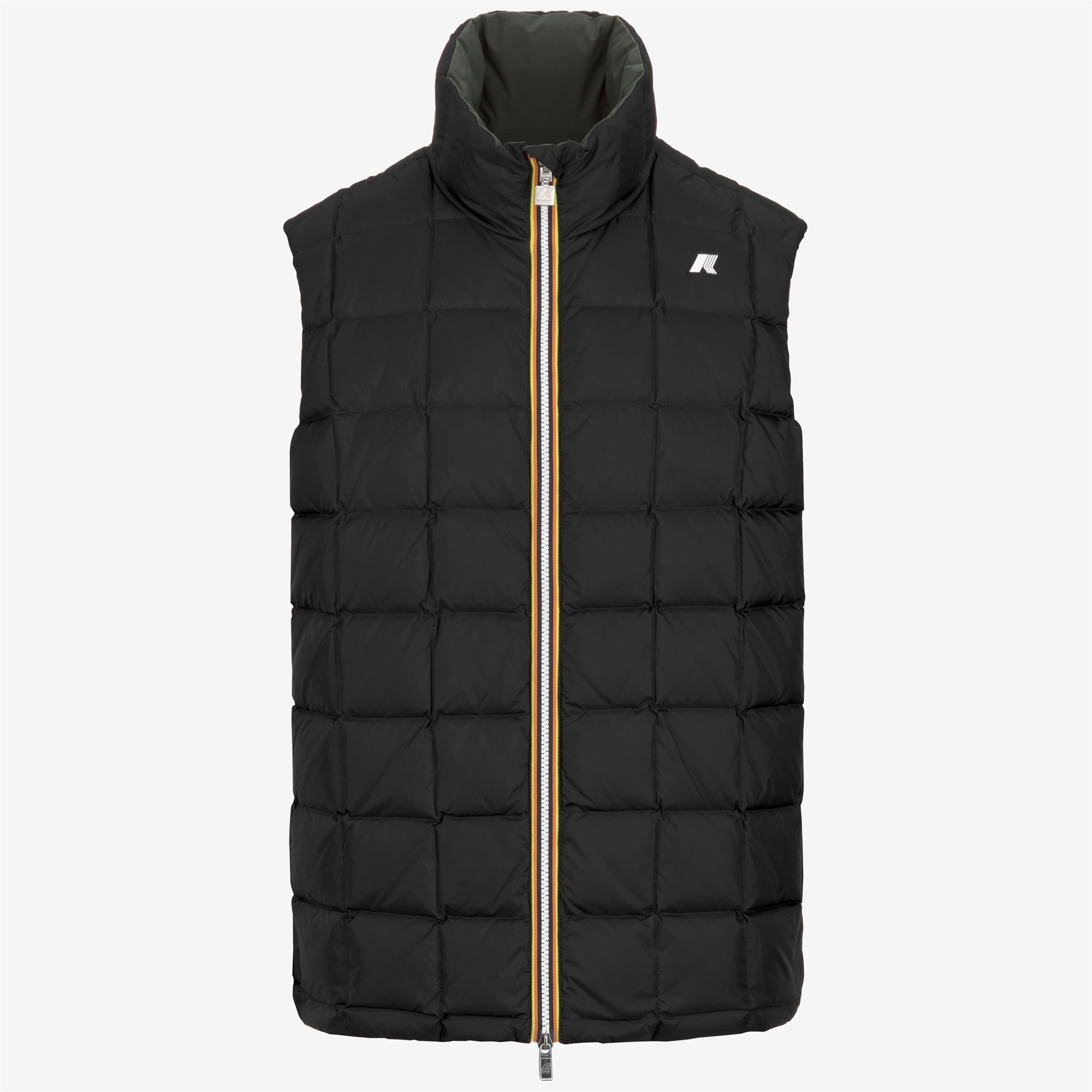 k-way-valen-st-thermo-double-gilet-court-homme-green-blackish-black-pure image 6