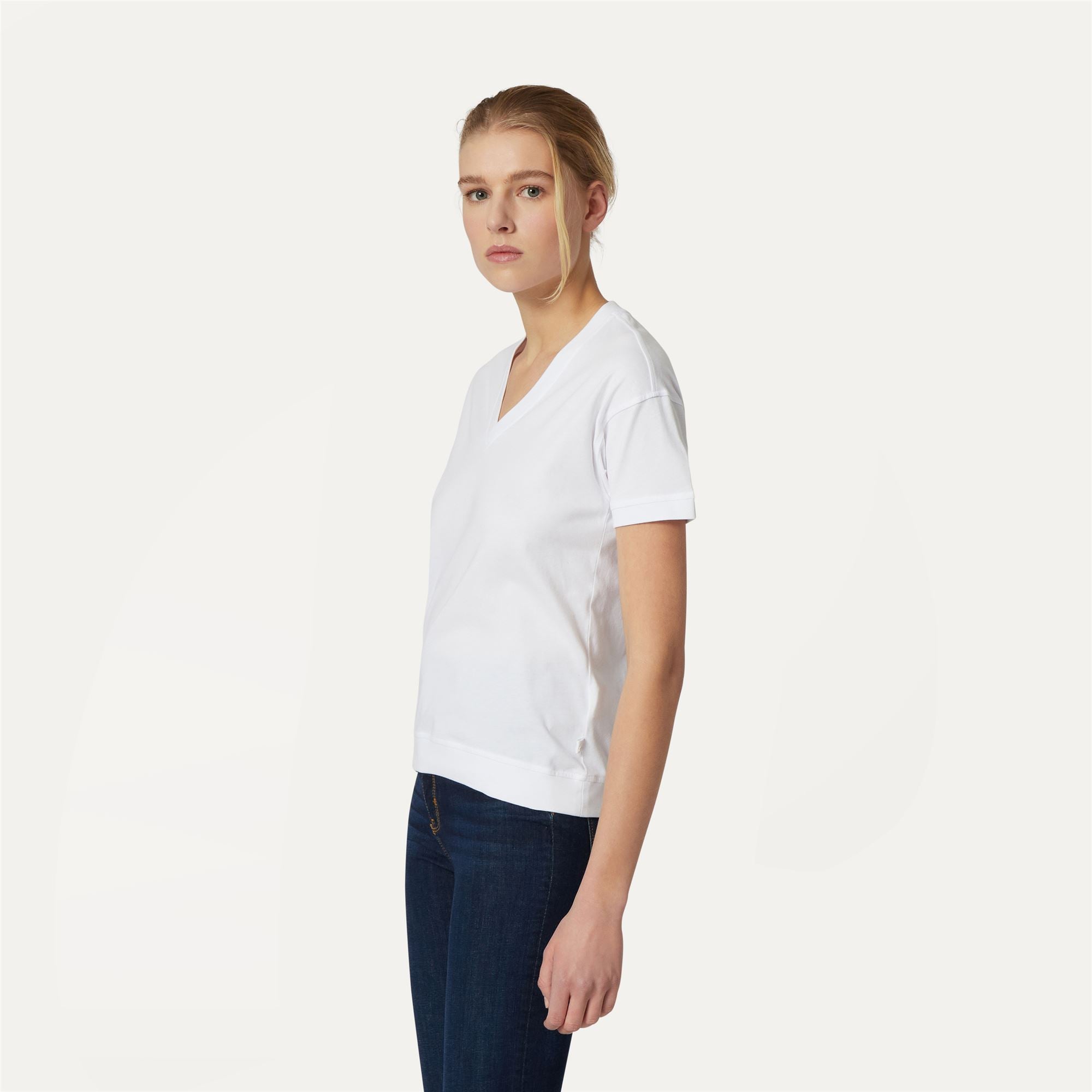 k-way-rubiel-t-shirt-femme-white image 2