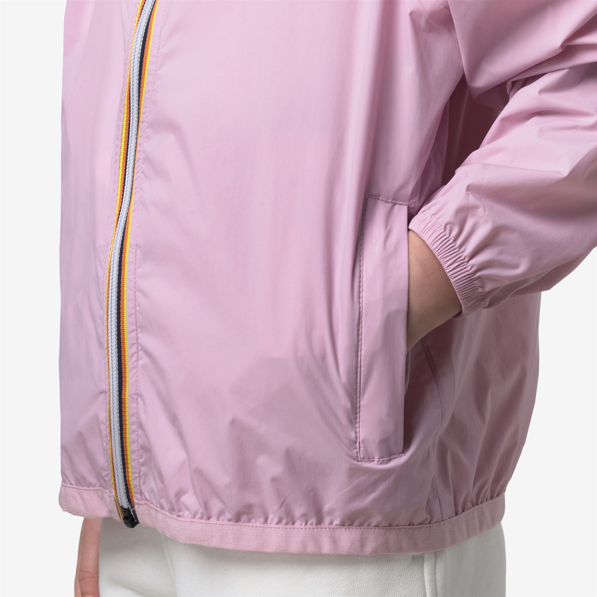 k-way-le-vrai-4-0-claude-veste-coupe-vent-imperm-able-enfant-unisexe-pink-lavend image 4