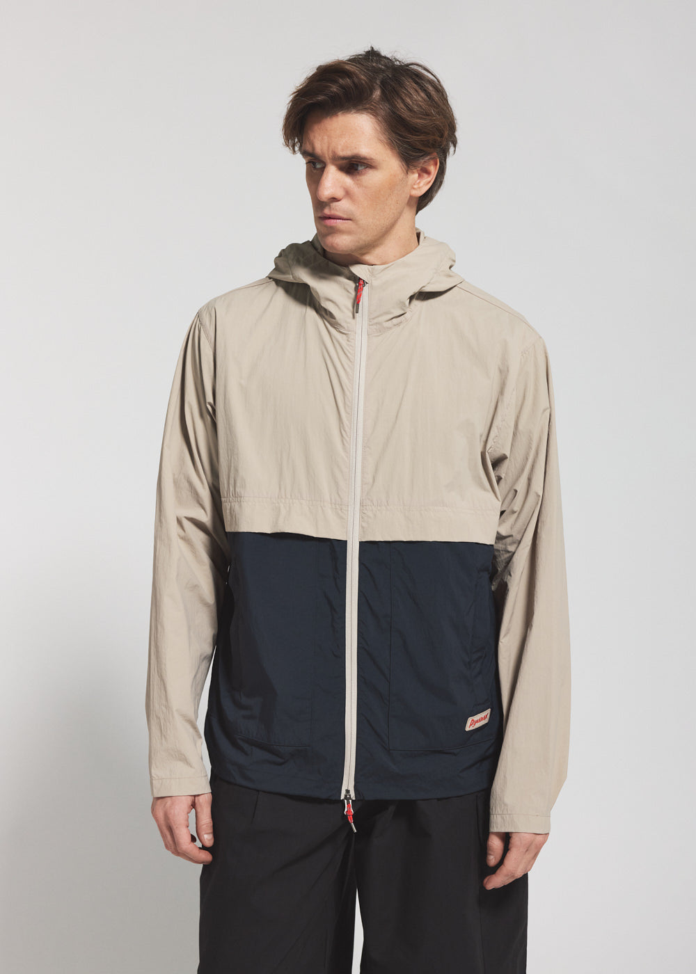 coupe-vent-unisexe-capuche-pyrenex-soulere-beige image 1