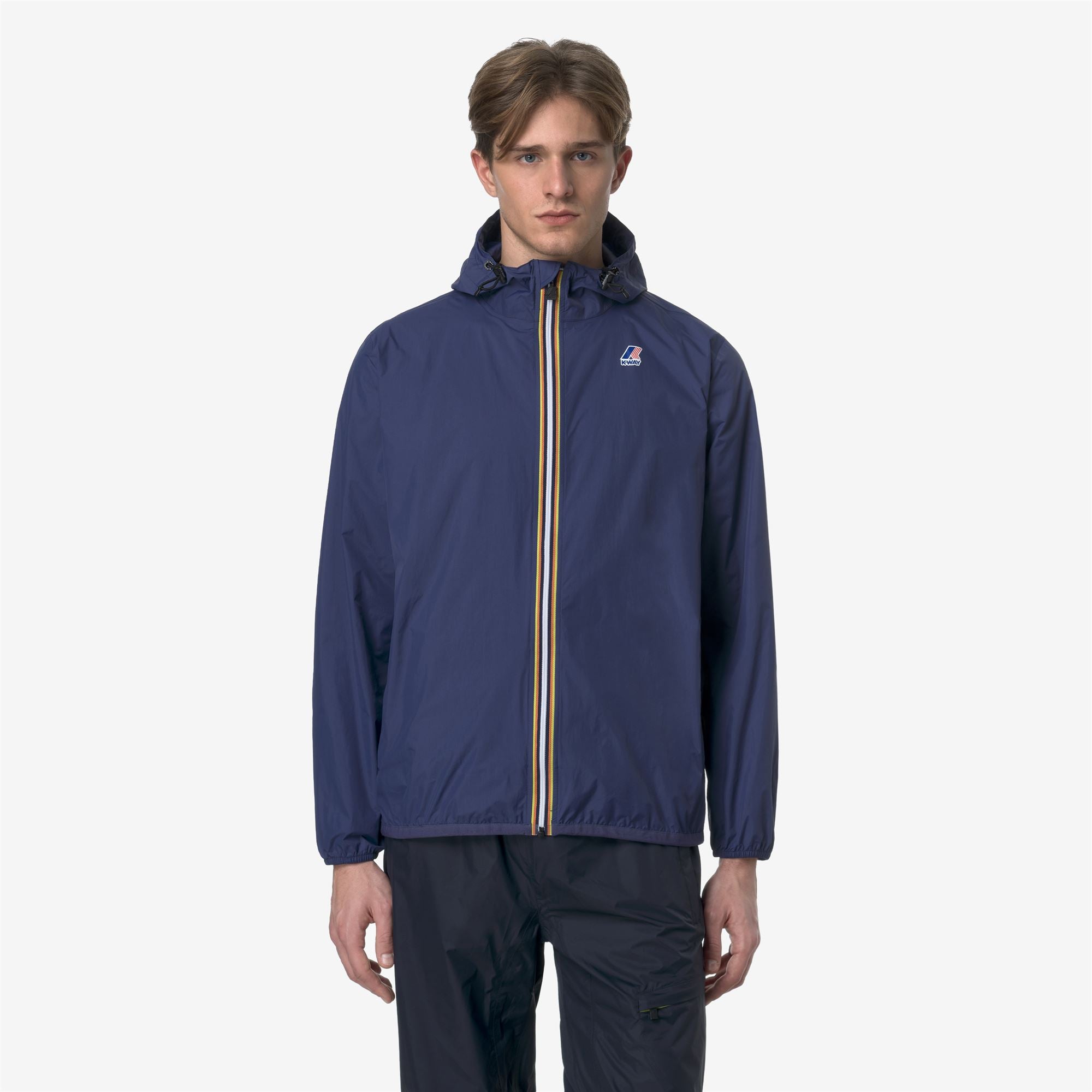 k-way-le-vrai-4-0-claude-veste-mi-longue-unisexe-blue-deep-cobalt image 2