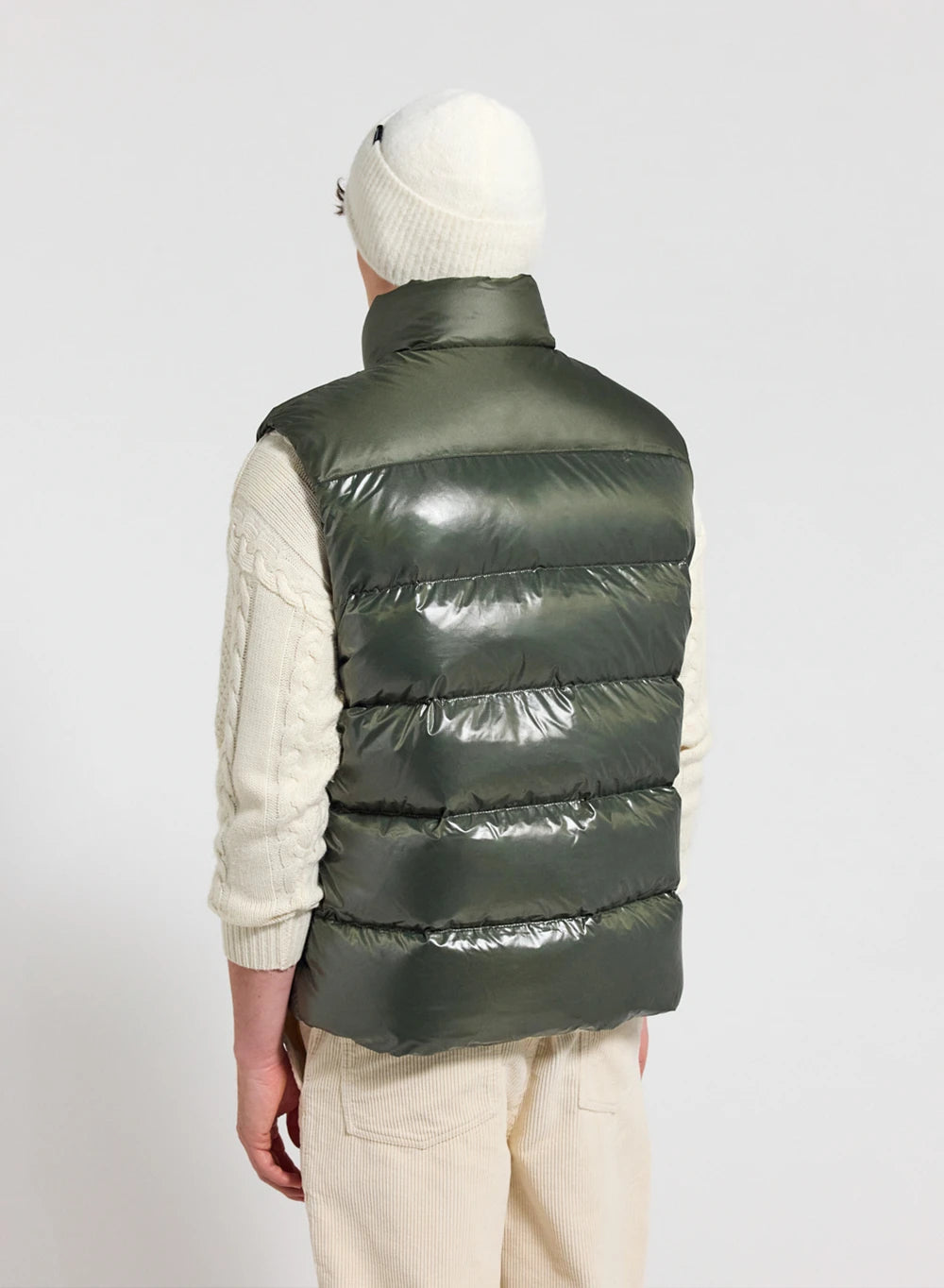 pyrenex-john-gilet-doudoune-sans-manches-unisexe-kaki-fonc image 5