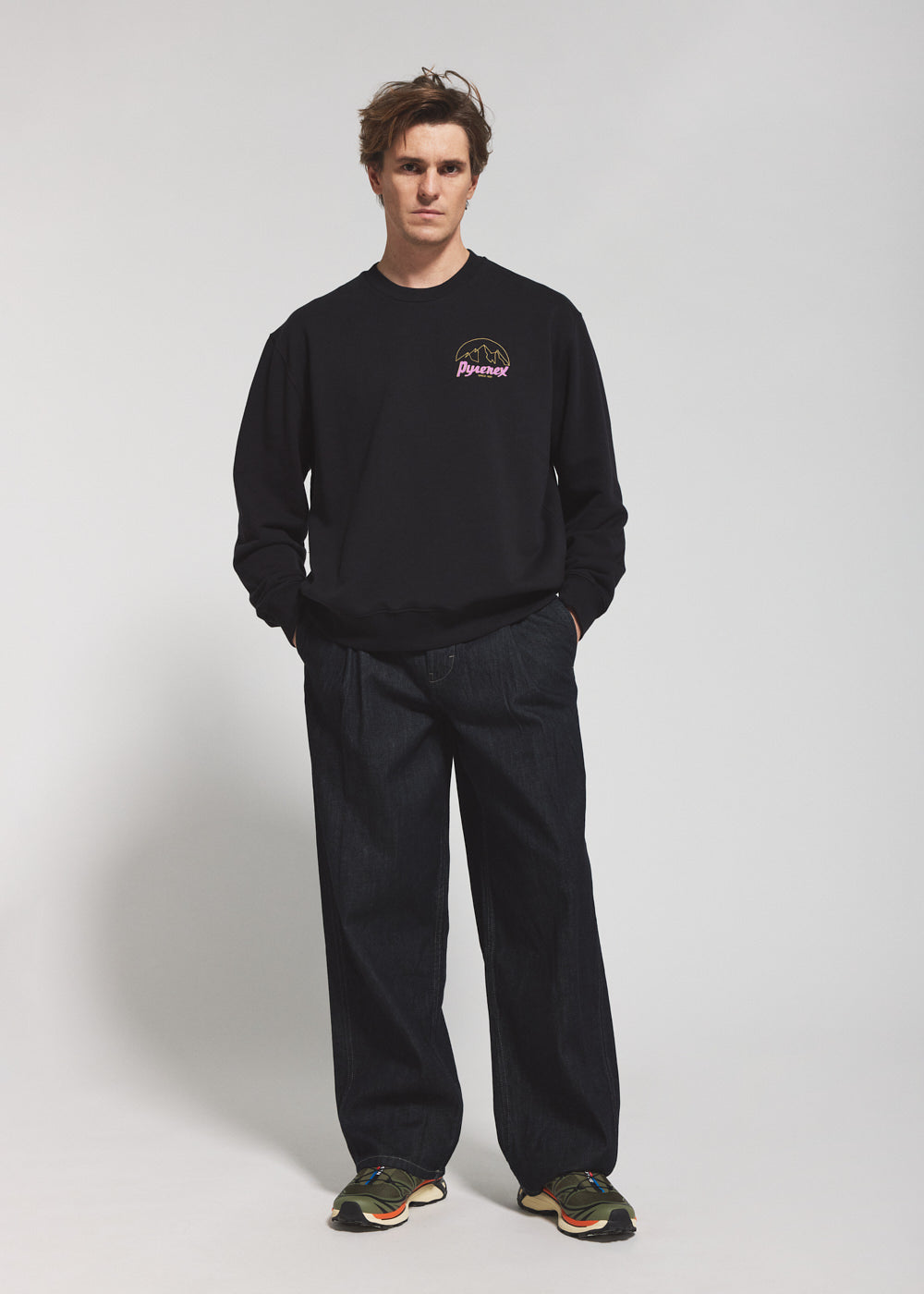 pyrenex-cliff-sweatshirt-unisexe-coton-biologique-noir image 3