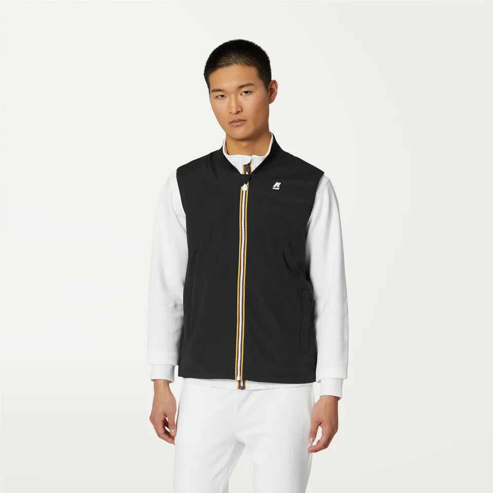 k-way-vally-stretch-nylon-jersey-veste-courte-homme-black-pure image 1