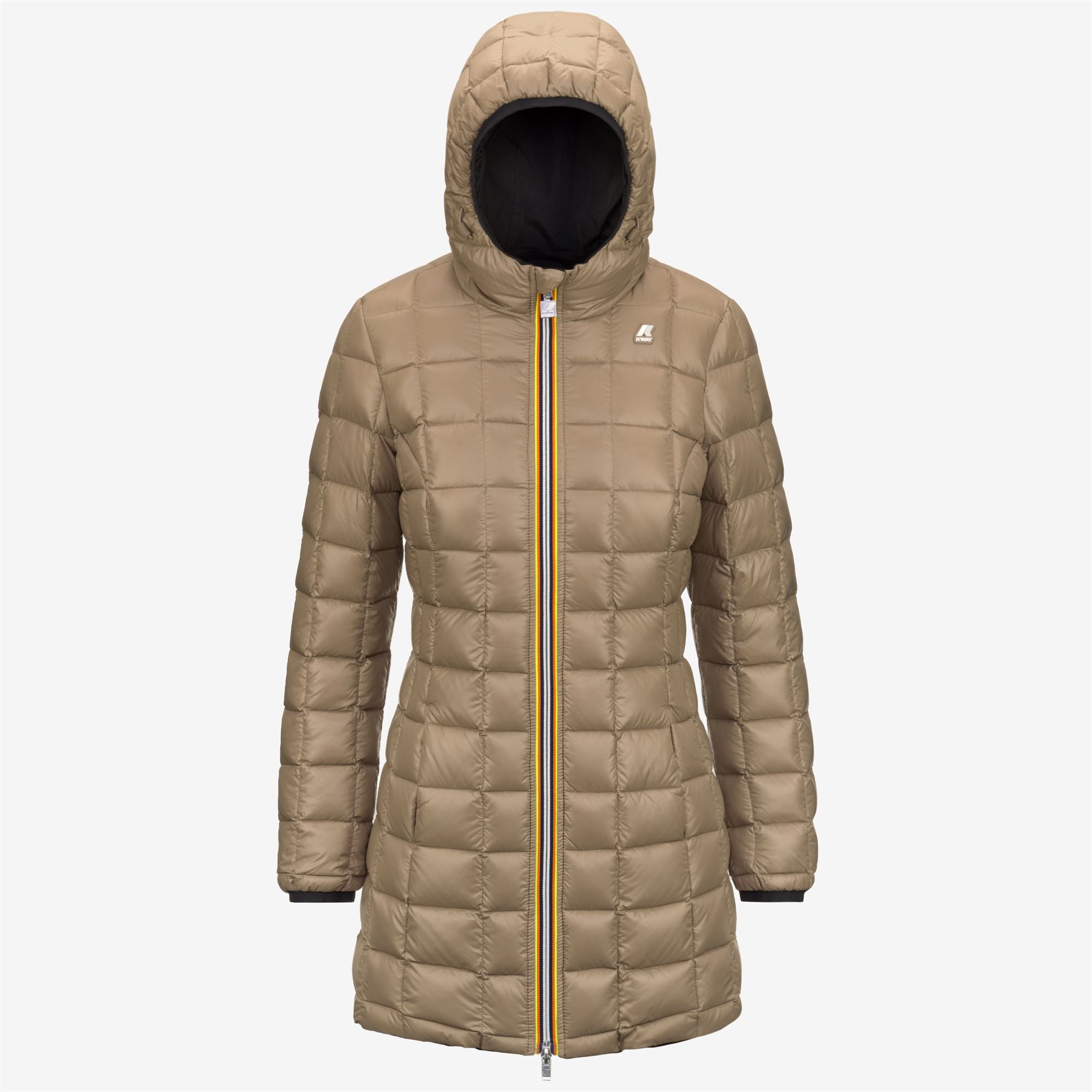 k-way-denise-st-thermo-double-veste-3-4-femme-black-p-beige-t image 6