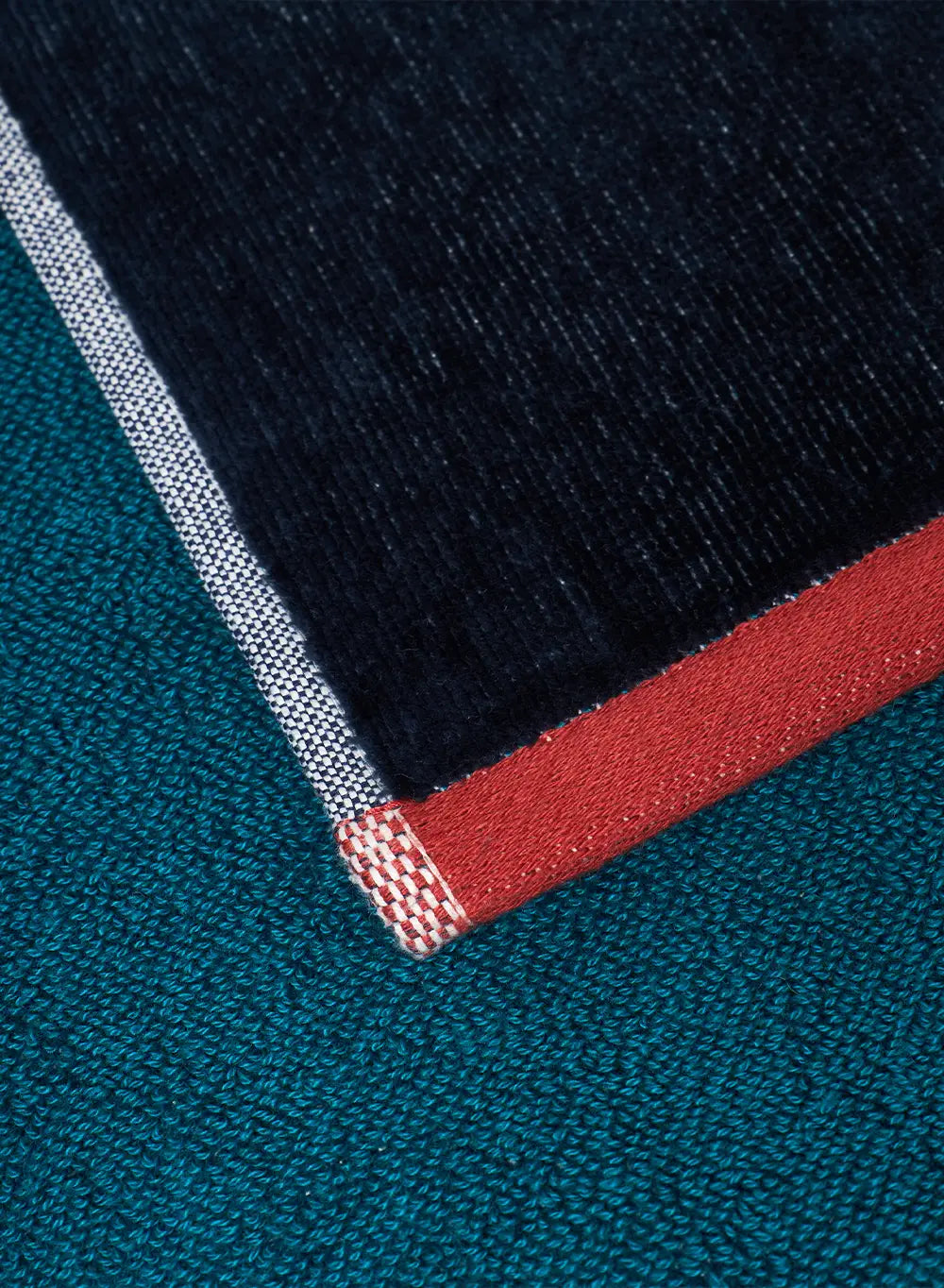 pyrenex-sora-serviette-de-plage-100-coton-bleu-90x180-cm image 8