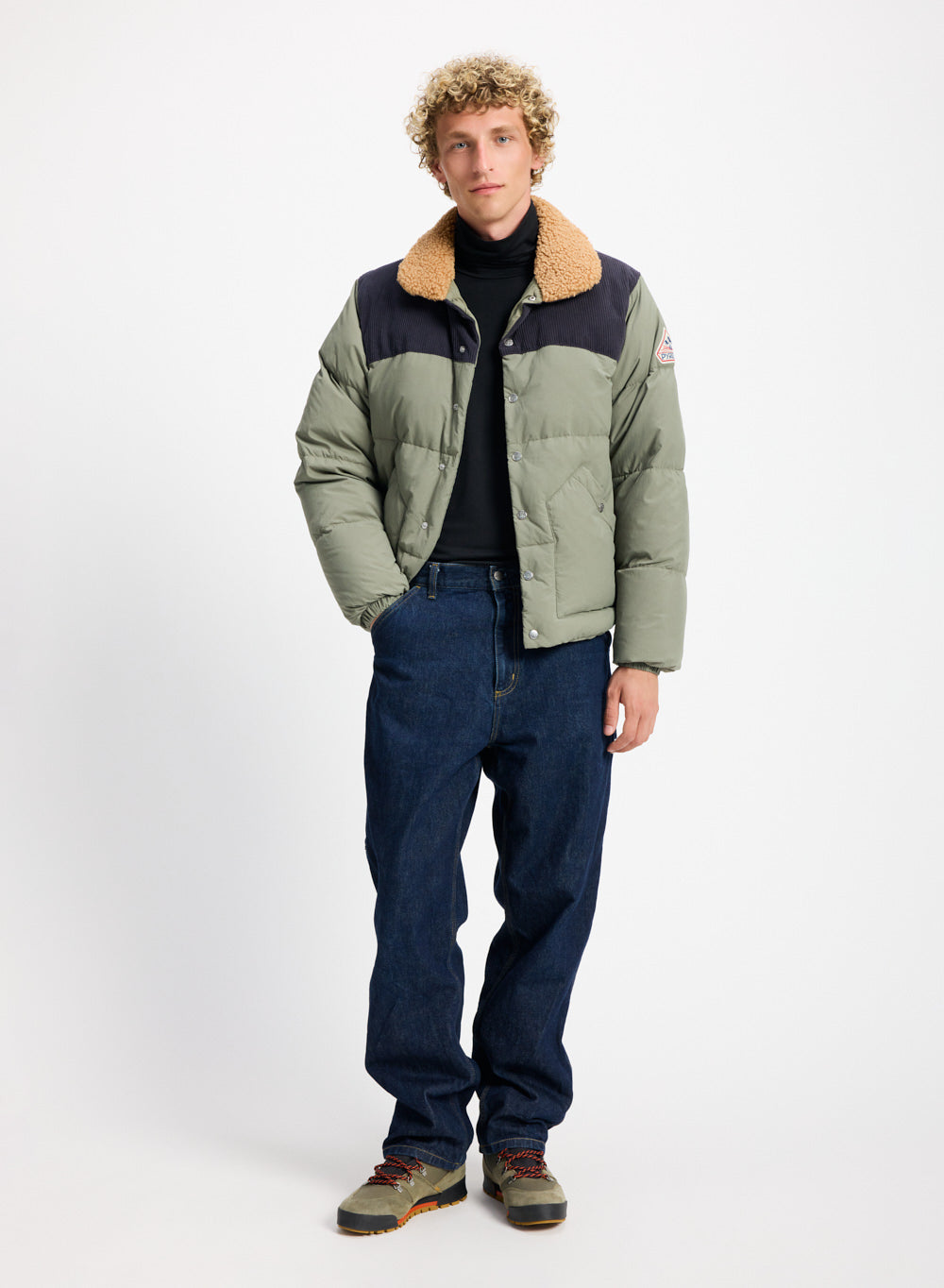 pyrenex-fiery-doudoune-hiver-aviateur-khaki-unisexe image 3