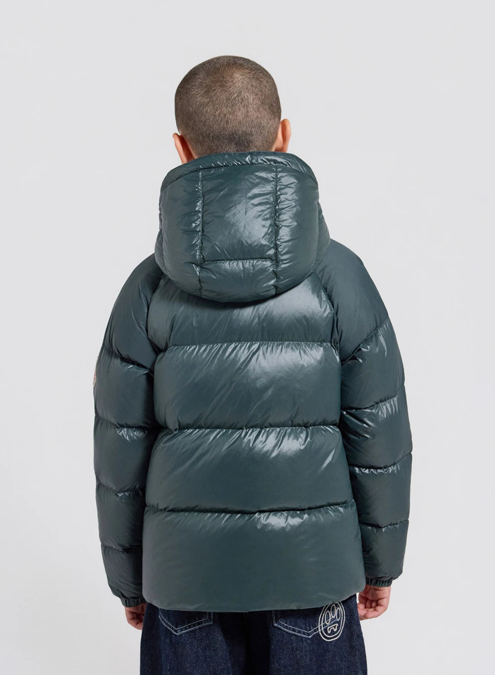 doudoune-capuche-enfant-pyrenex-sten-vert-fonc image 7