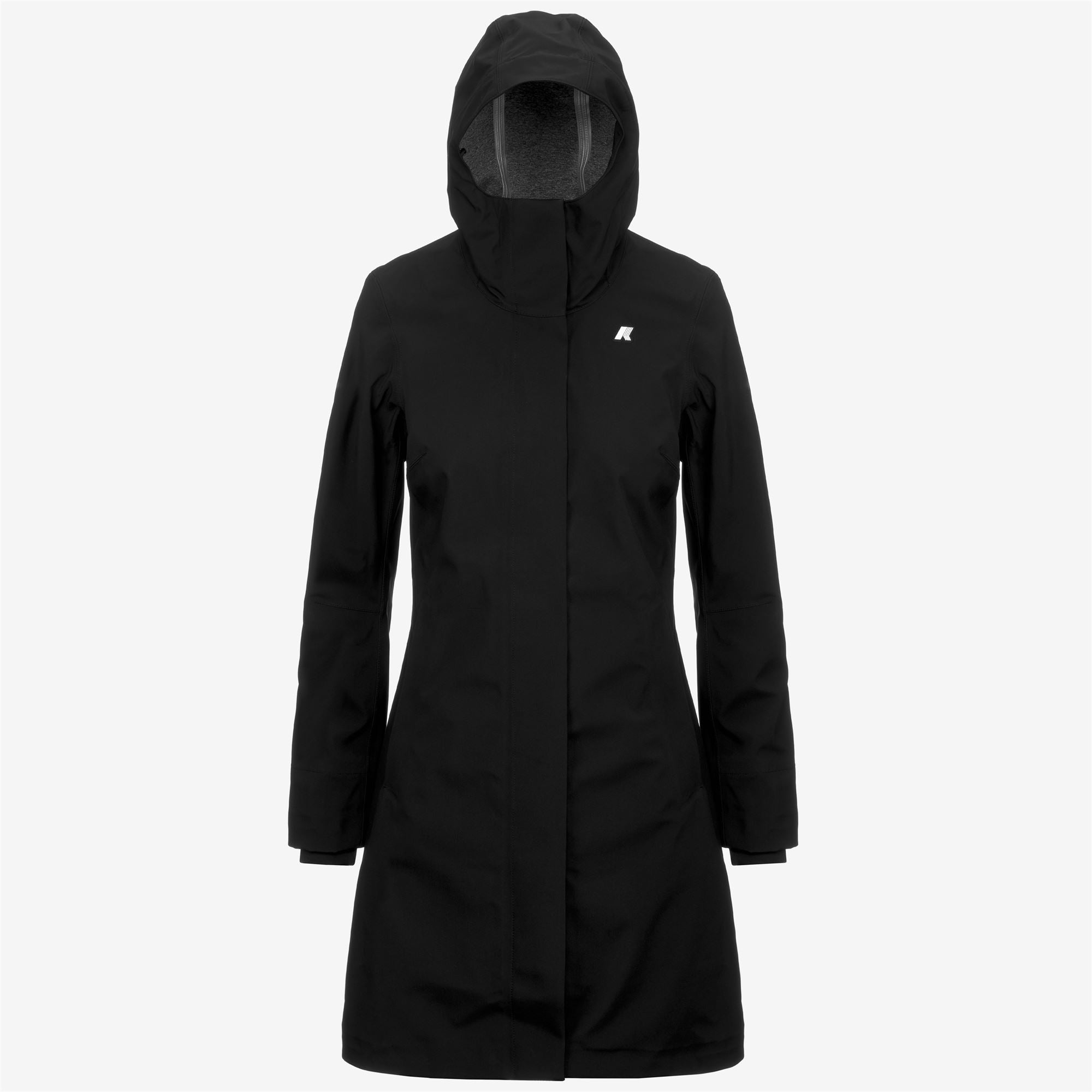k-way-stephy-bonded-jersey-veste-3-4-femme-black-pure image 5