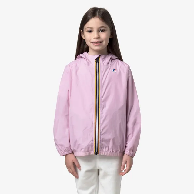 k-way-le-vrai-4-0-claude-veste-coupe-vent-imperm-able-enfant-unisexe-pink-lavend image 1
