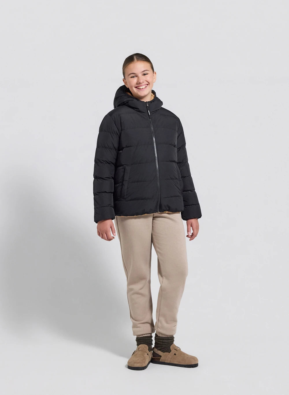 pyrenex-keylinn-noire-r-versible-enfant-doudoune-sherpa image 6
