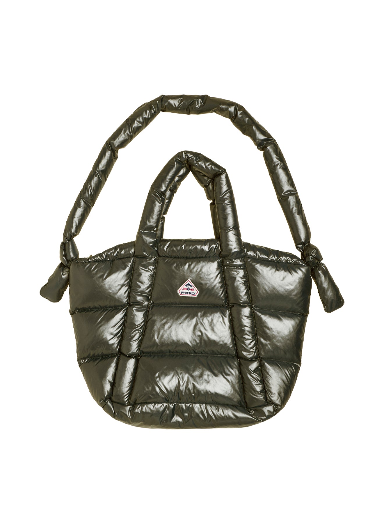 pyrenex-sac-cabas-matelass-duvet-hollow-kaki-fonc image 2