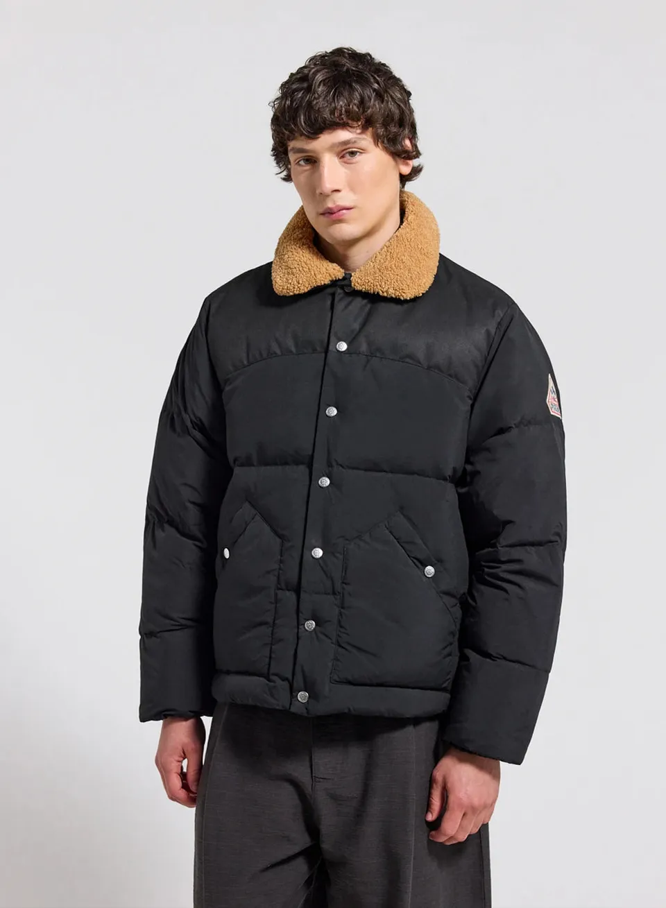 pyrenex-fiery-doudoune-hiver-unisexe-noire-col-sherpa-10-c image 1