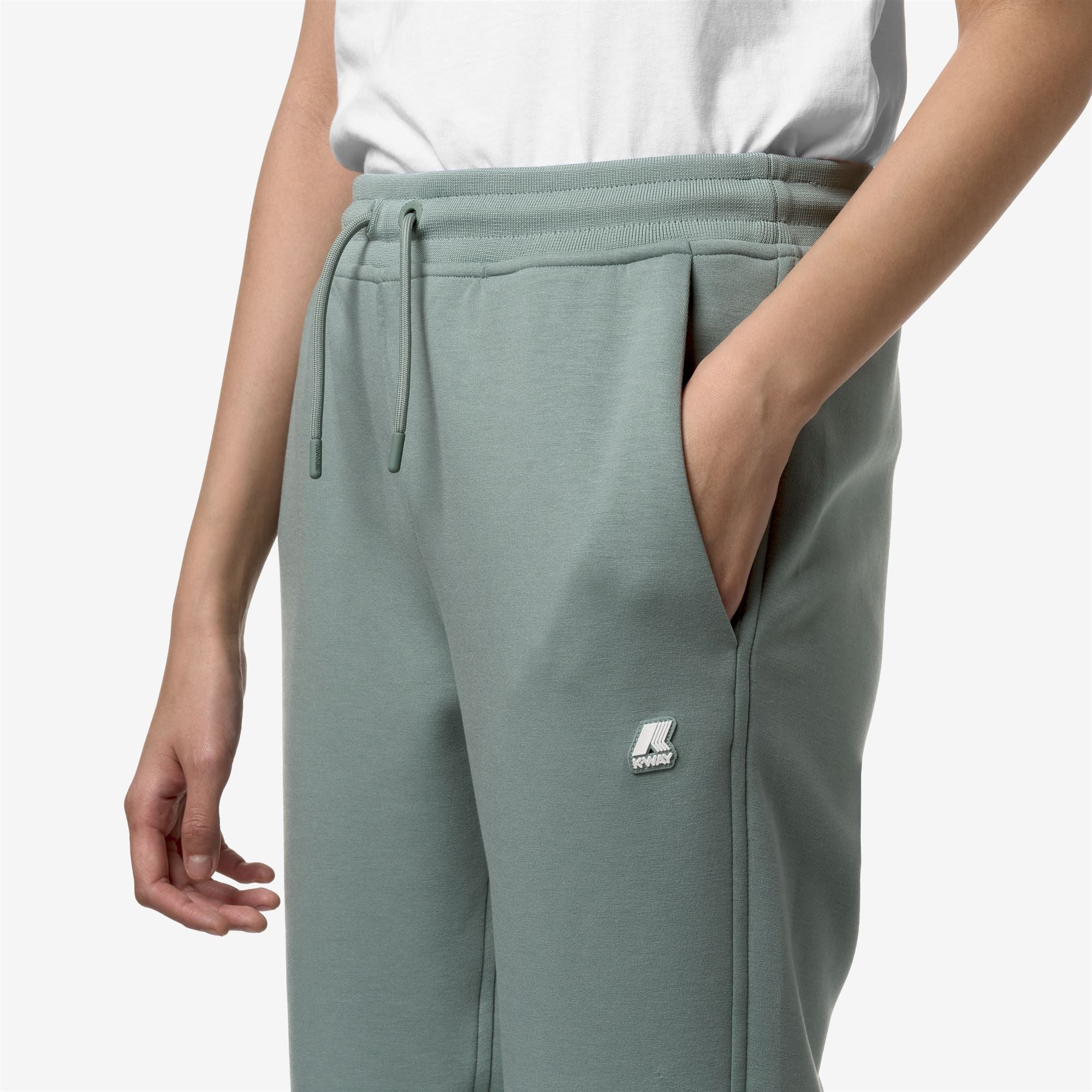 k-way-ginevra-light-spacer-pantalon-de-sport-femme-green-mold image 4