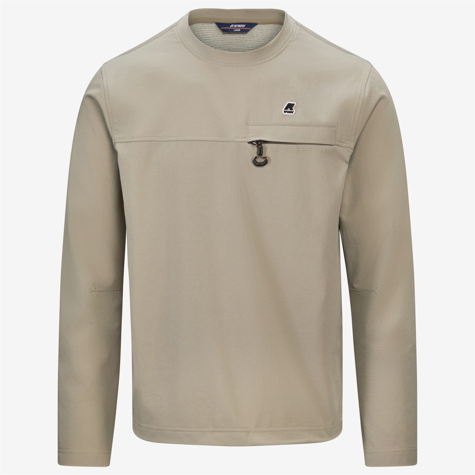 k-way-imperty-polaire-pull-unisexe-beige-taupe image 5
