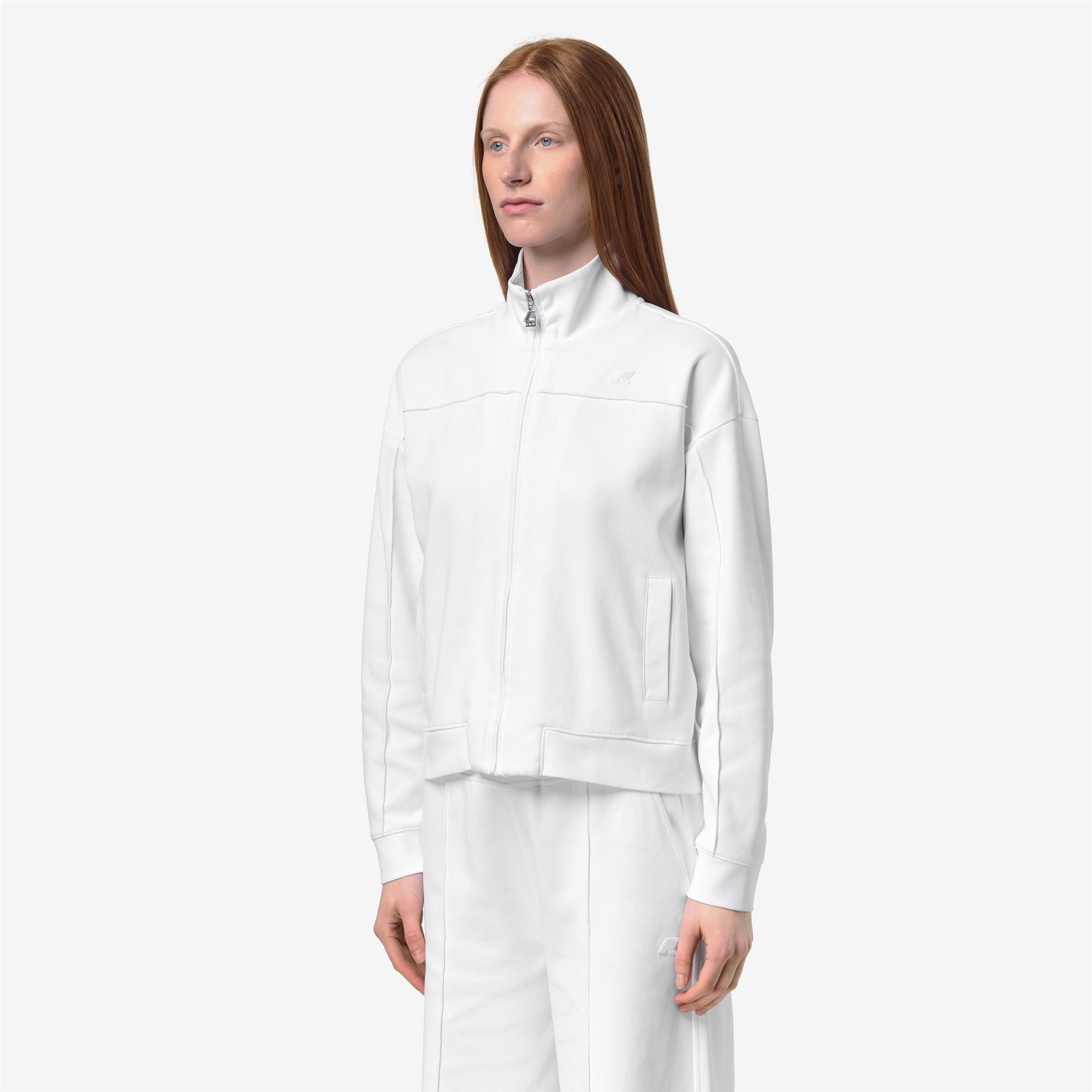 k-way-arvinne-interlock-veste-polaire-femme-white-white image 2