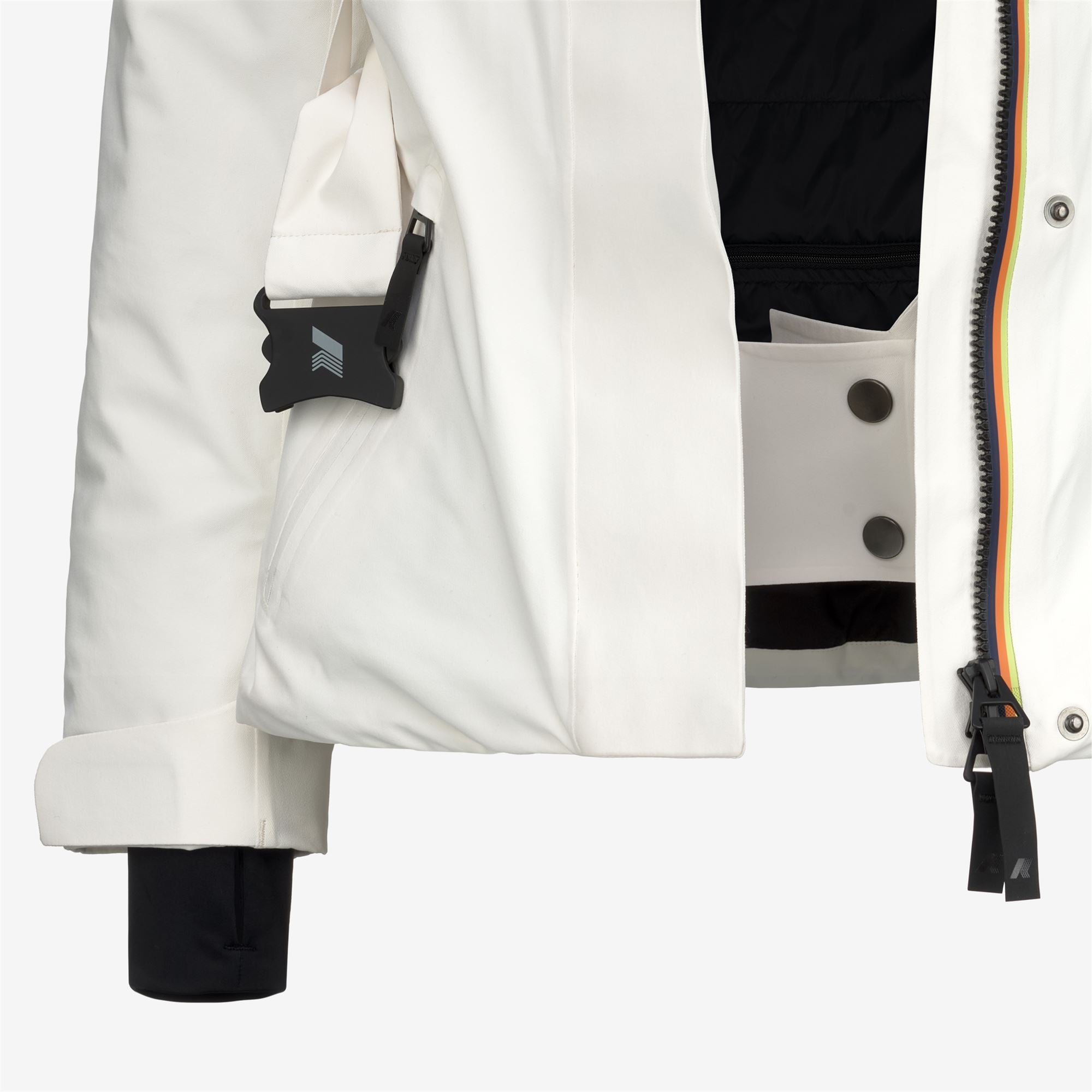 k-way-chevril-microtwill-2l-veste-femme-milieu-white-gardenia image 7