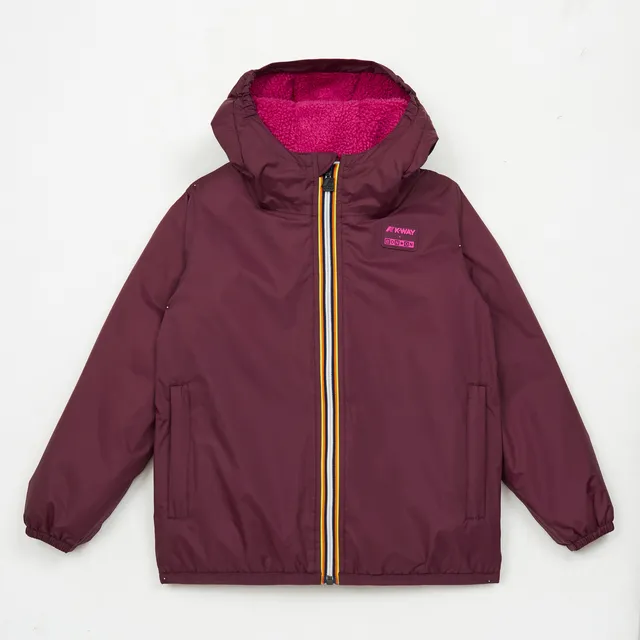 k-way-le-vrai-3-0-claude-orsetto-bonton-veste-mi-saison-unisexe-rouge image 1
