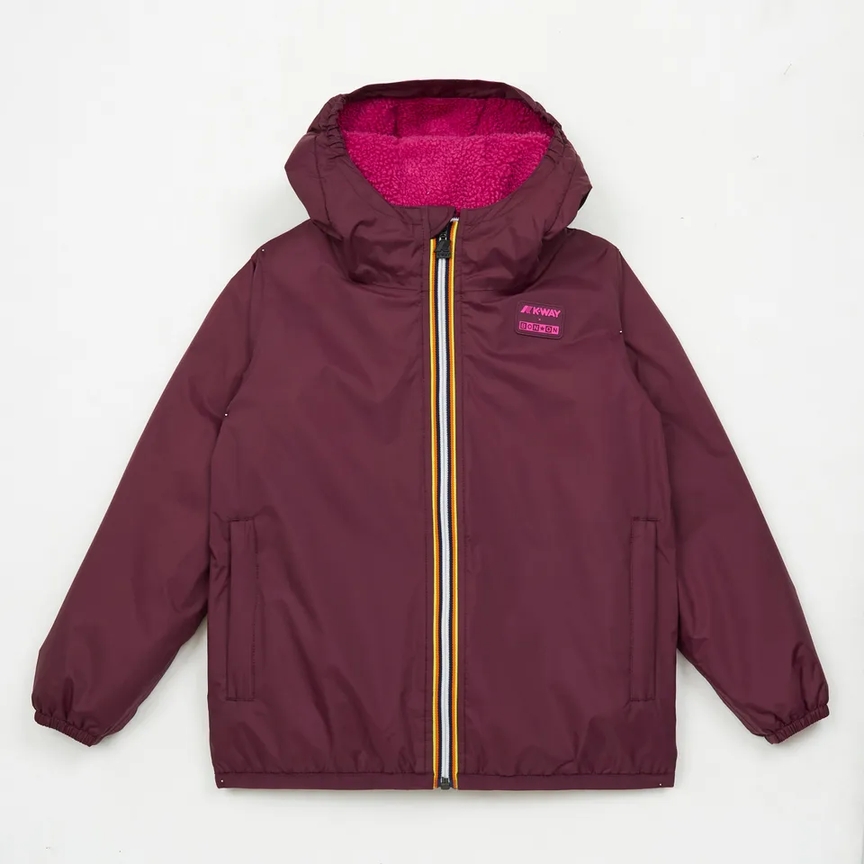 k-way-le-vrai-3-0-claude-orsetto-bonton-veste-mi-saison-unisexe-rouge image 1
