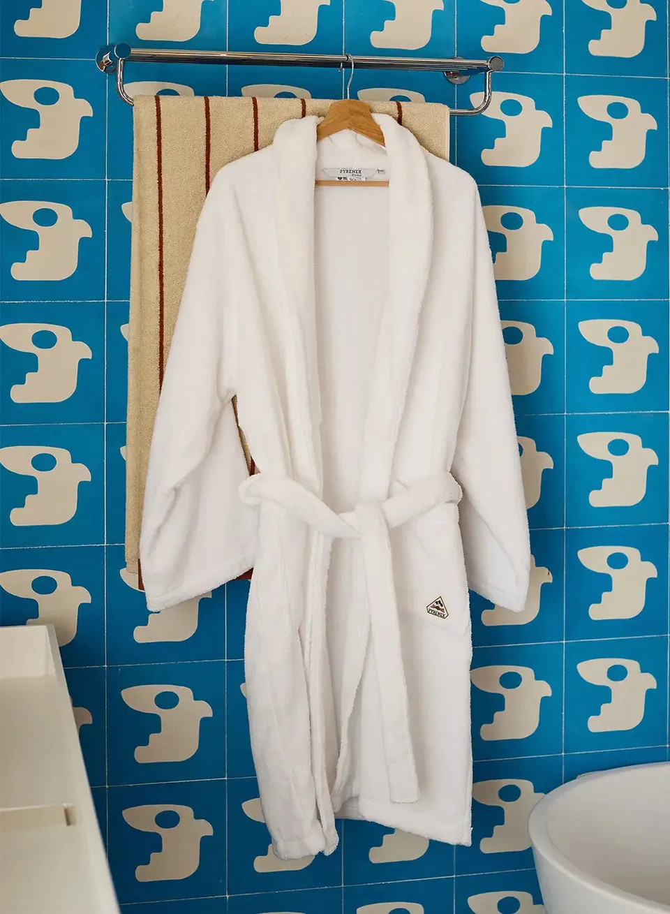 hana-peignoir-en-coton-blanc-ponge-premium image 1