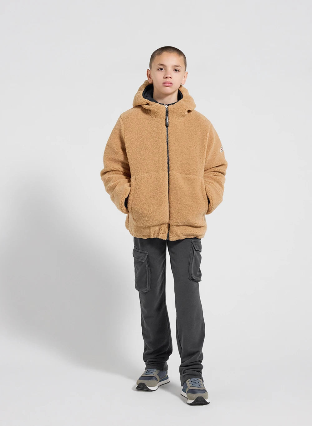 pyrenex-keylinn-noire-r-versible-enfant-doudoune-sherpa image 7