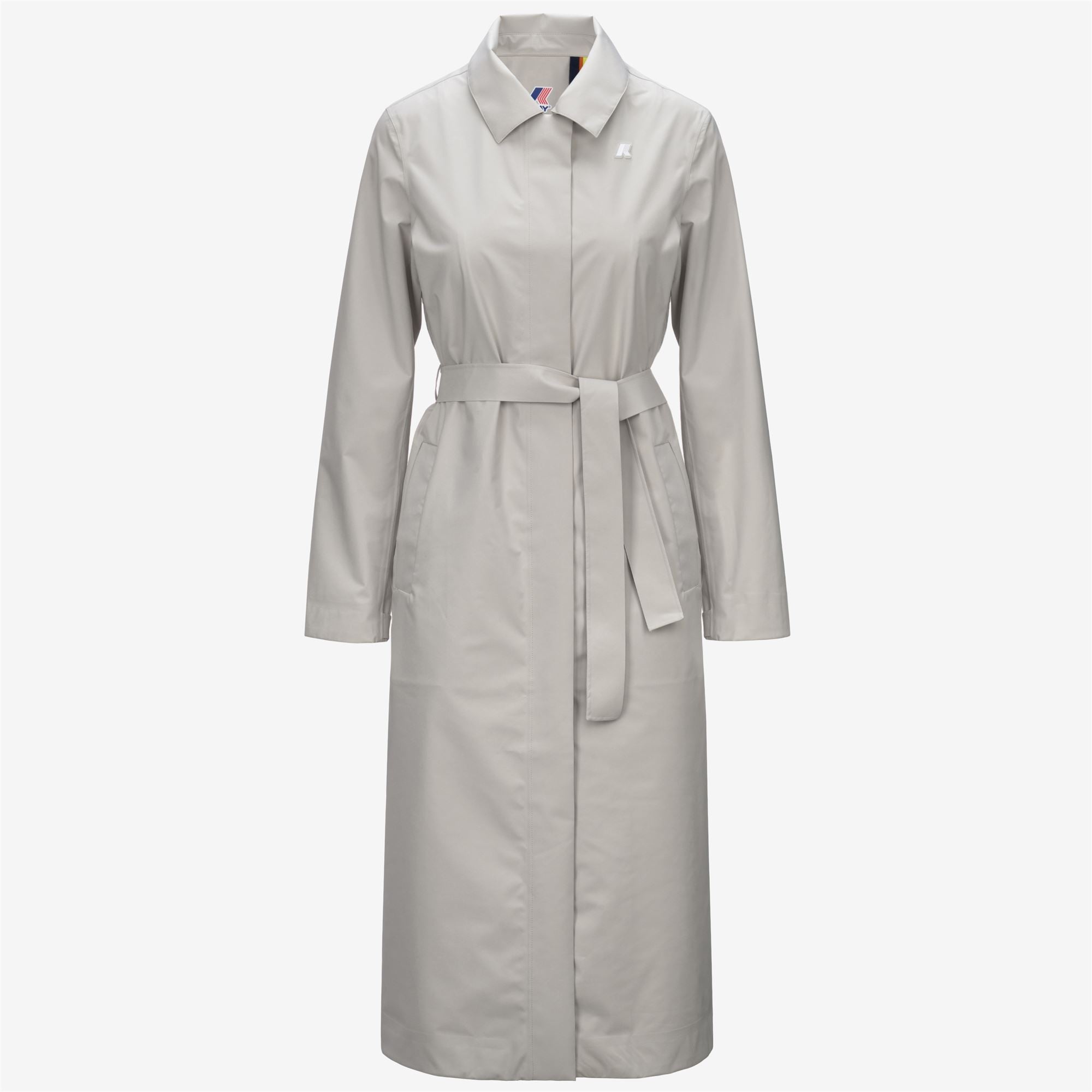 k-way-barbra-stretch-2l-veste-longue-femme-beige-lt image 5