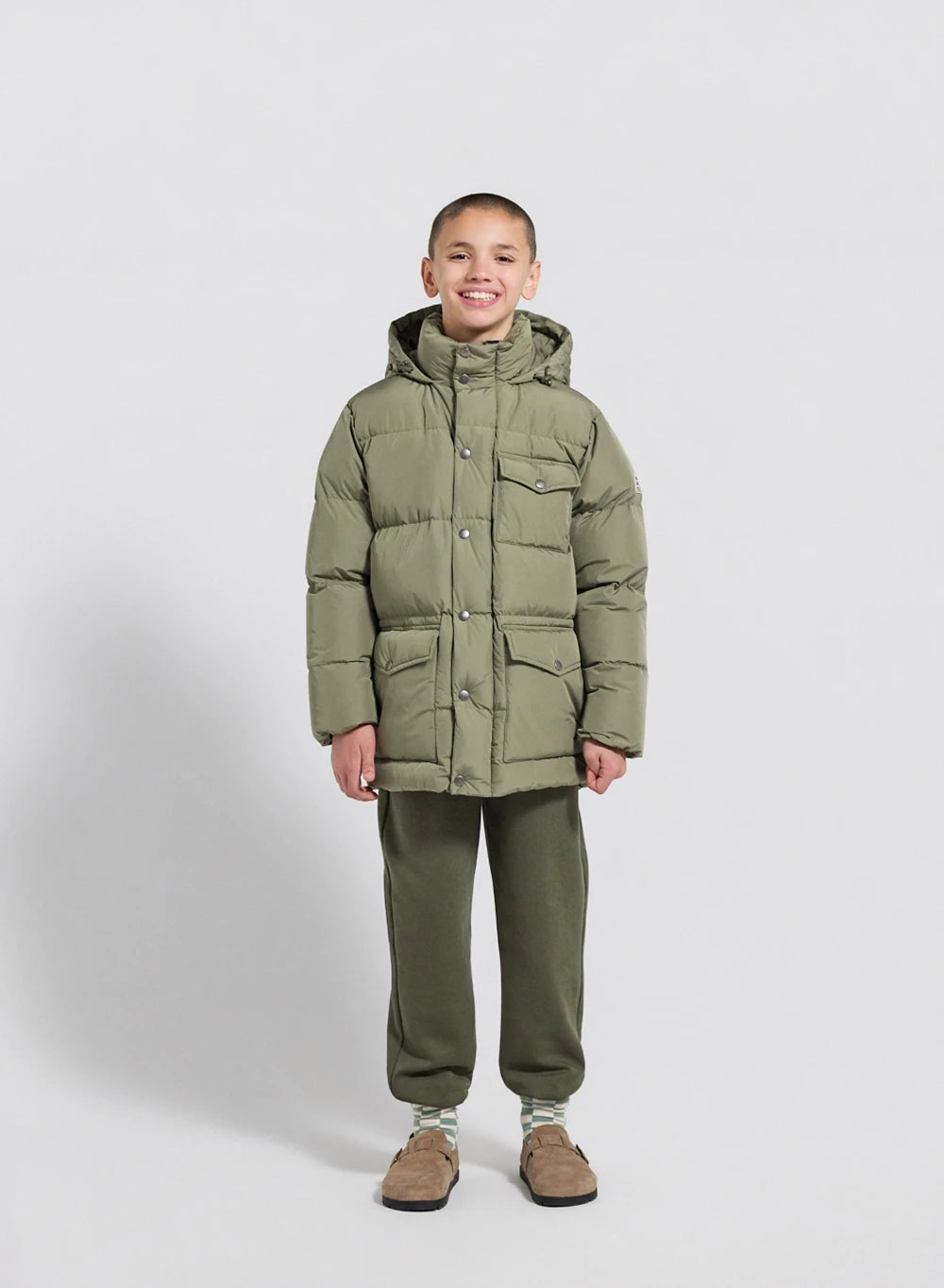pyrenex-soal-doudoune-hiver-enfant-kaki-clair image 3