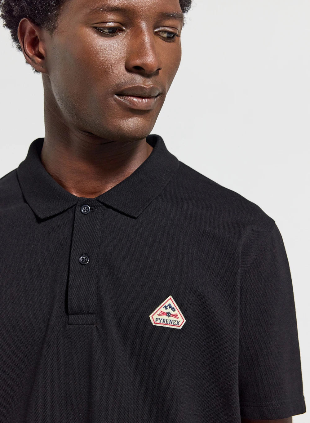 pyrenex-cobalt-polo-homme-coton-biologique-noir image 5