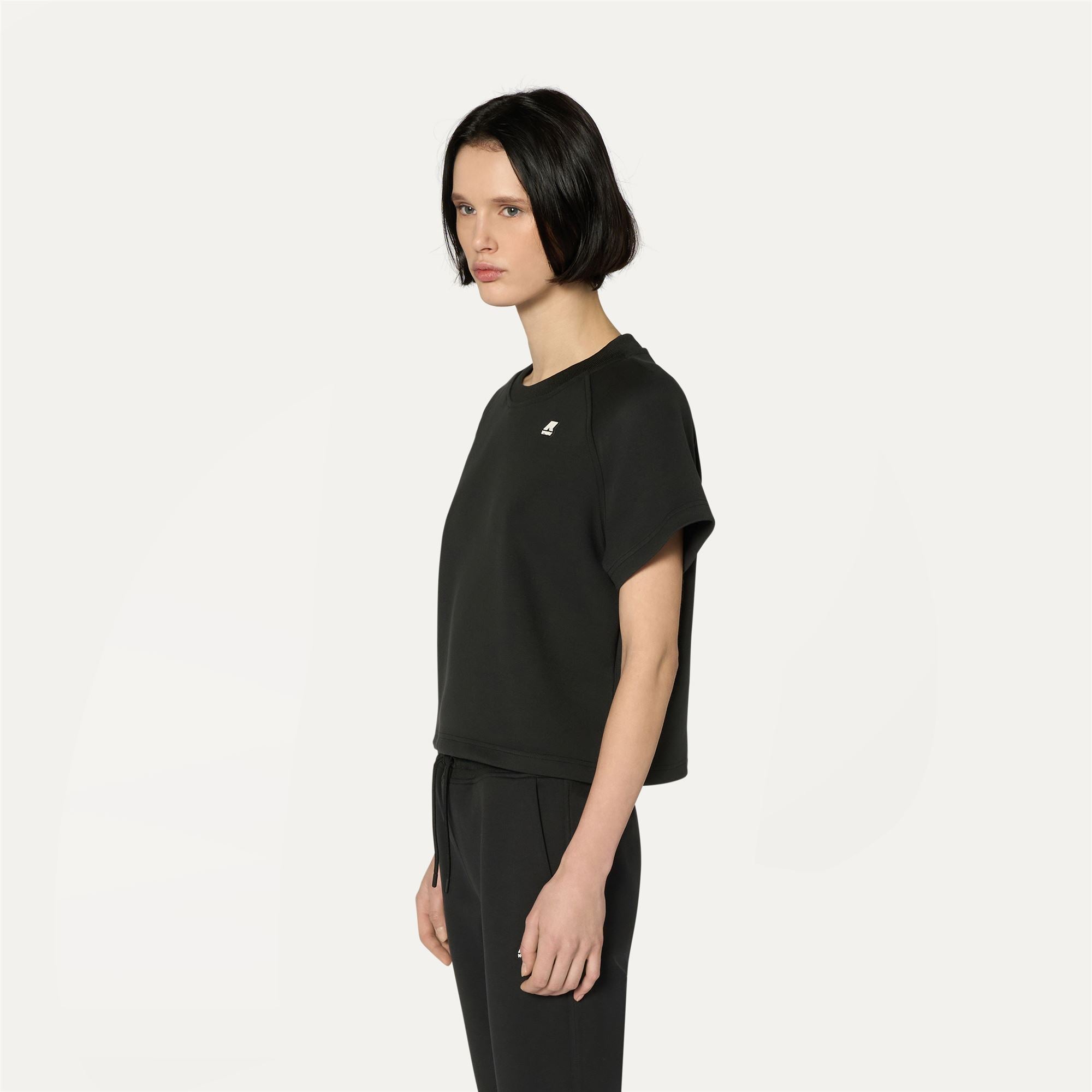 k-way-guendaline-light-spacer-t-shirt-femme-black-pure image 2