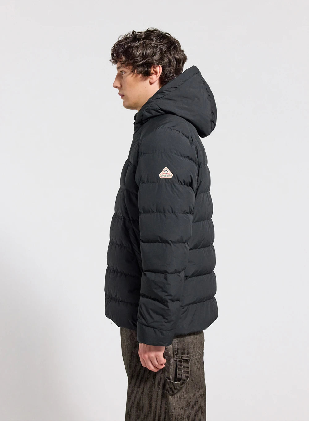pyrenex-kepler-doudoune-capuche-homme-noire-imperm-able image 3