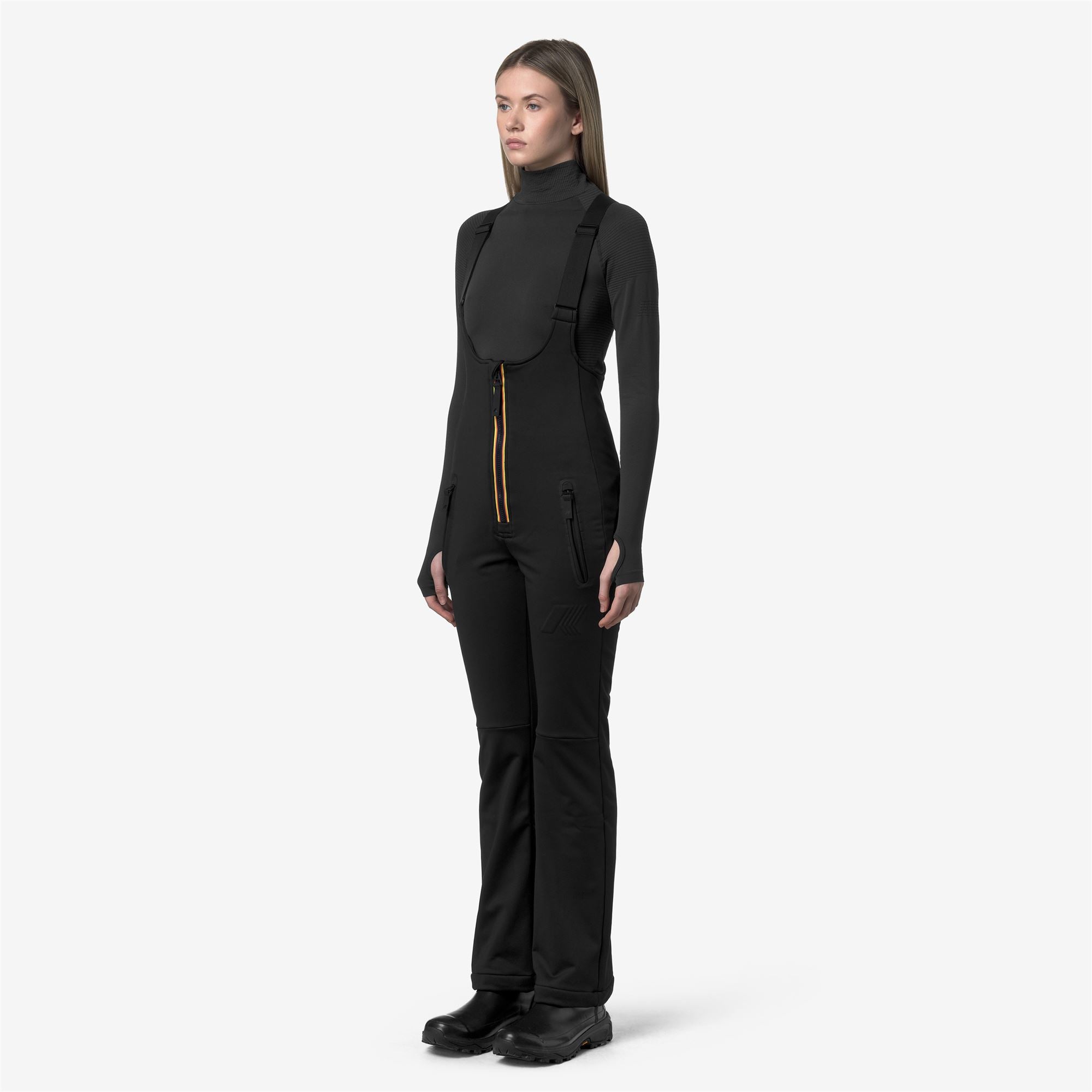 k-way-bochaine-softshell-salopette-de-ski-femme-black-pure image 2