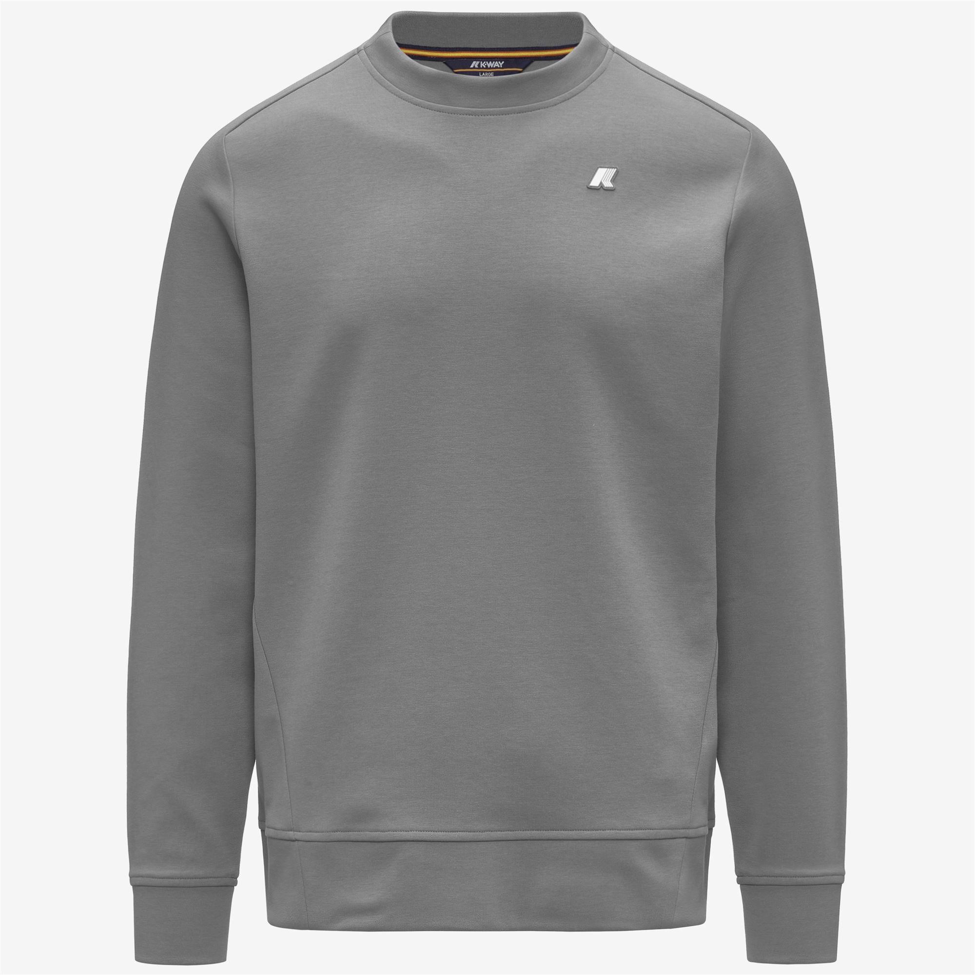 k-way-medine-interlock-sweat-pull-homme-grey-frost image 5