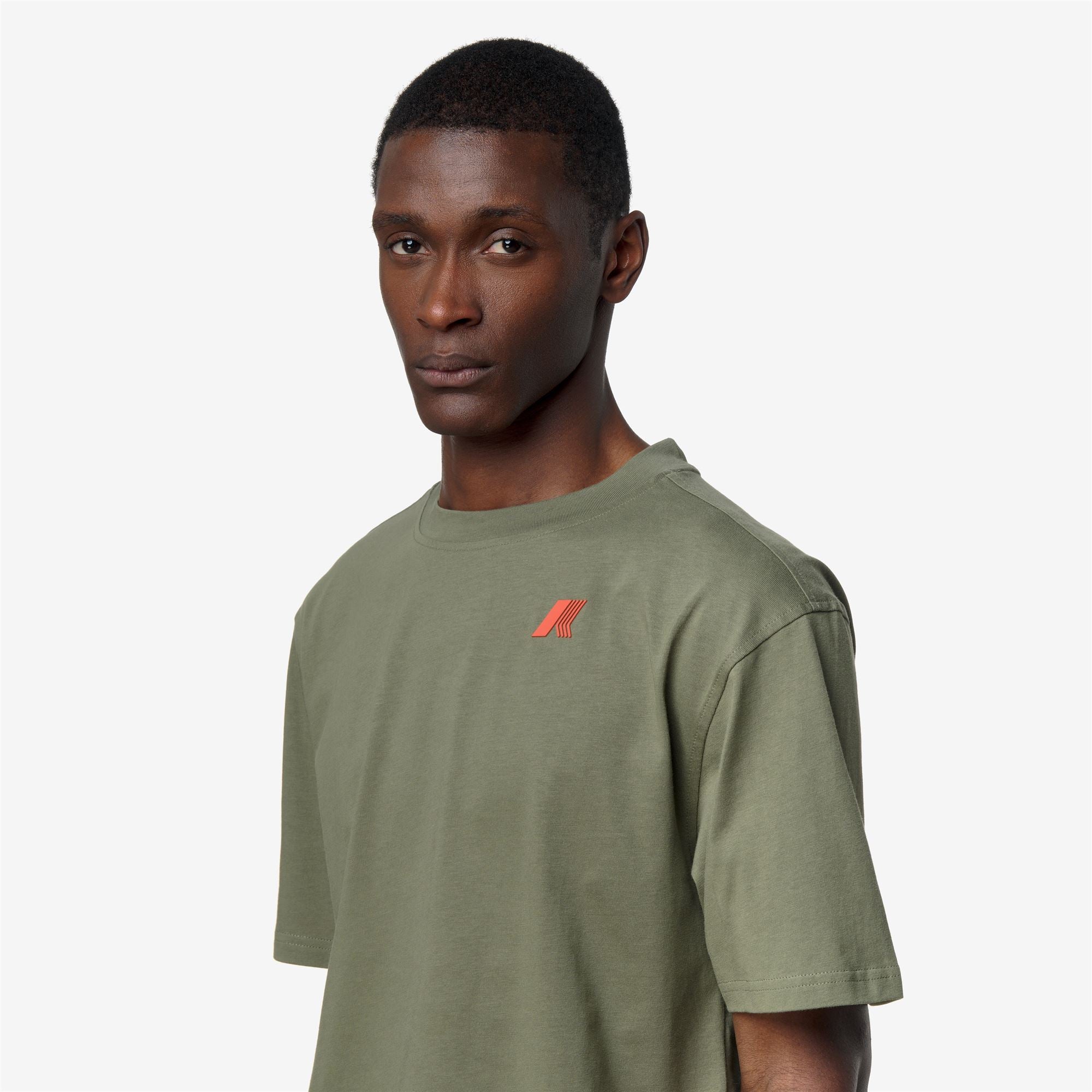 k-way-solo-jersey-wave-t-shirt-homme-green-lichen image 4