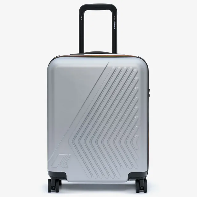 k-way-eudoxie-logo-trolley-rigide-cabine-unisexe-grey-md image 1