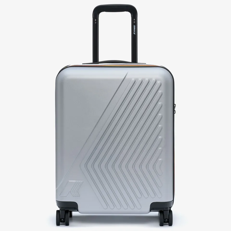 k-way-eudoxie-logo-trolley-rigide-cabine-unisexe-grey-md image 1