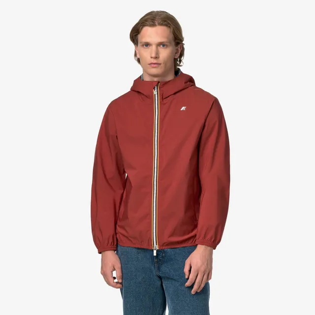 k-way-jack-stretch-dot-veste-courte-homme-red-dk-chili image 1