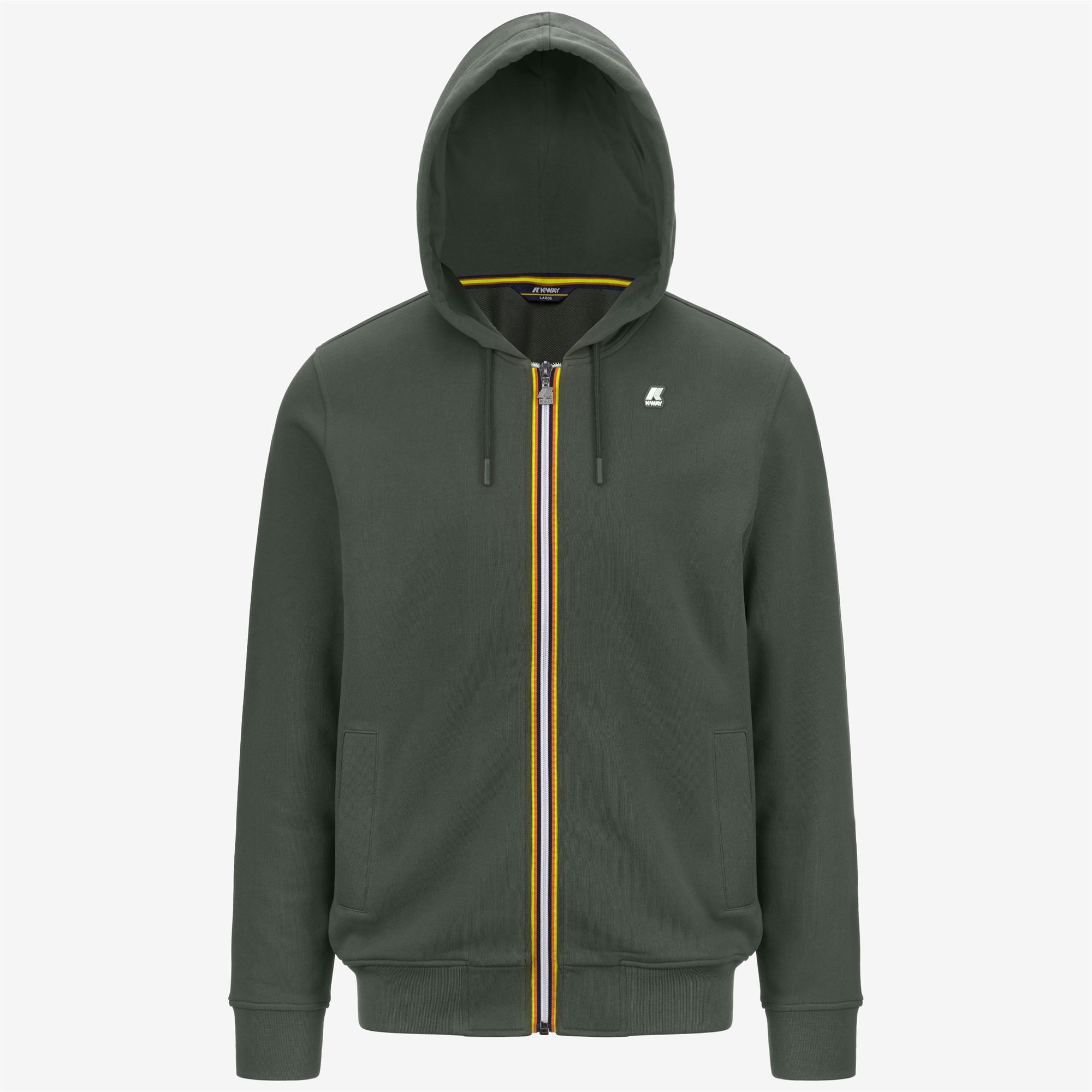k-way-anthony-veste-polaire-homme-green-blackish image 5