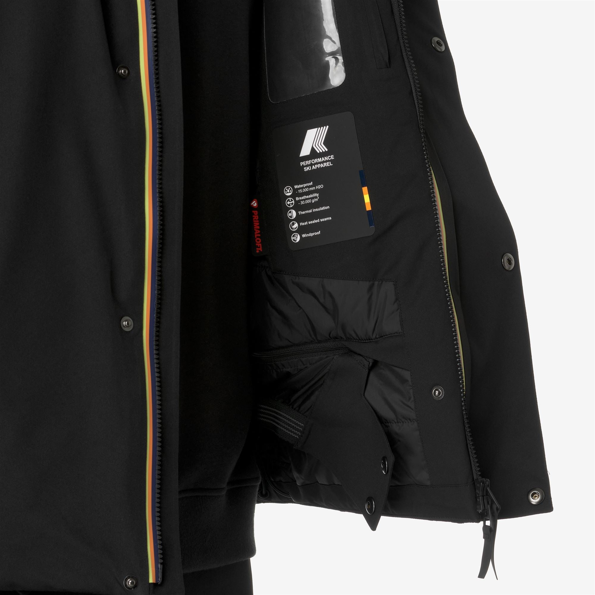 k-way-malamot-microtwill-2l-veste-milieu-homme-black-pure image 4