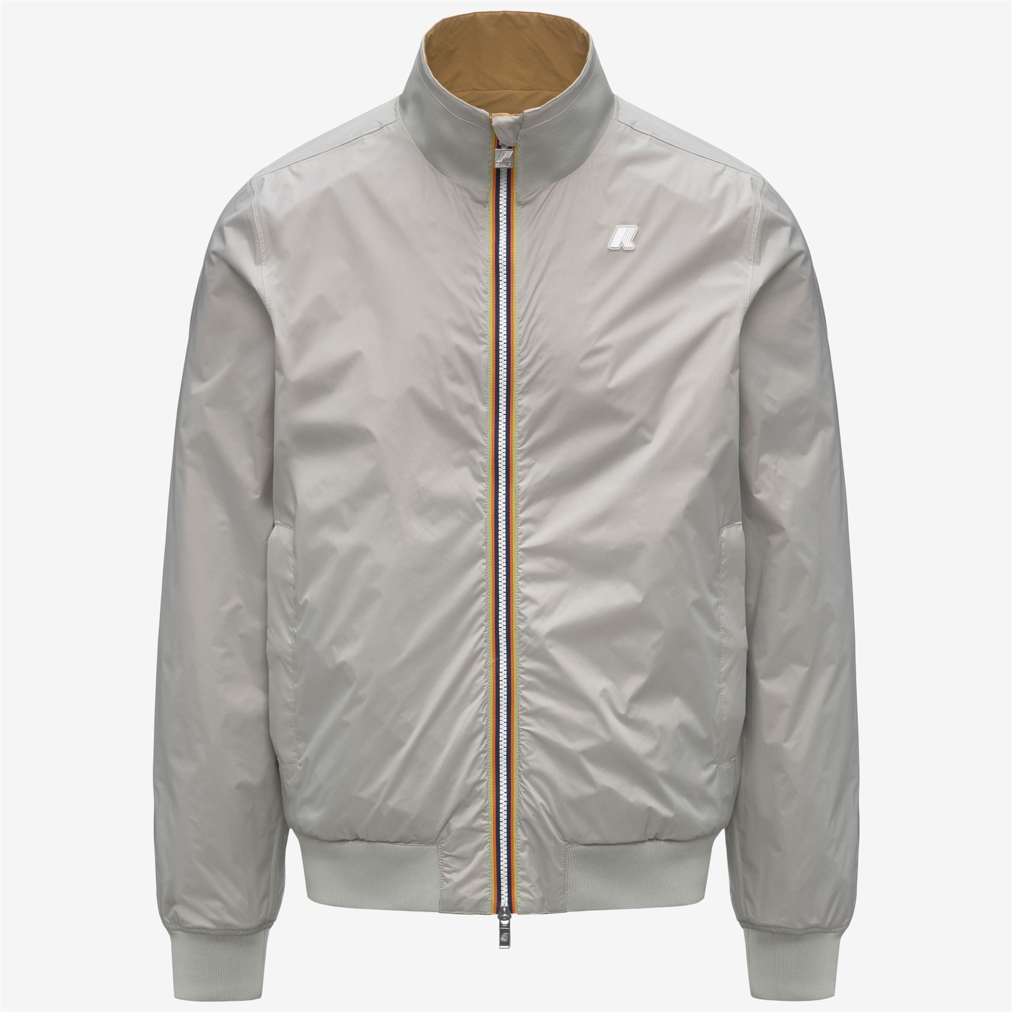 k-way-arsene-cotton-double-veste-courte-r-versible-homme-brown-bistre-beige-lt image 6