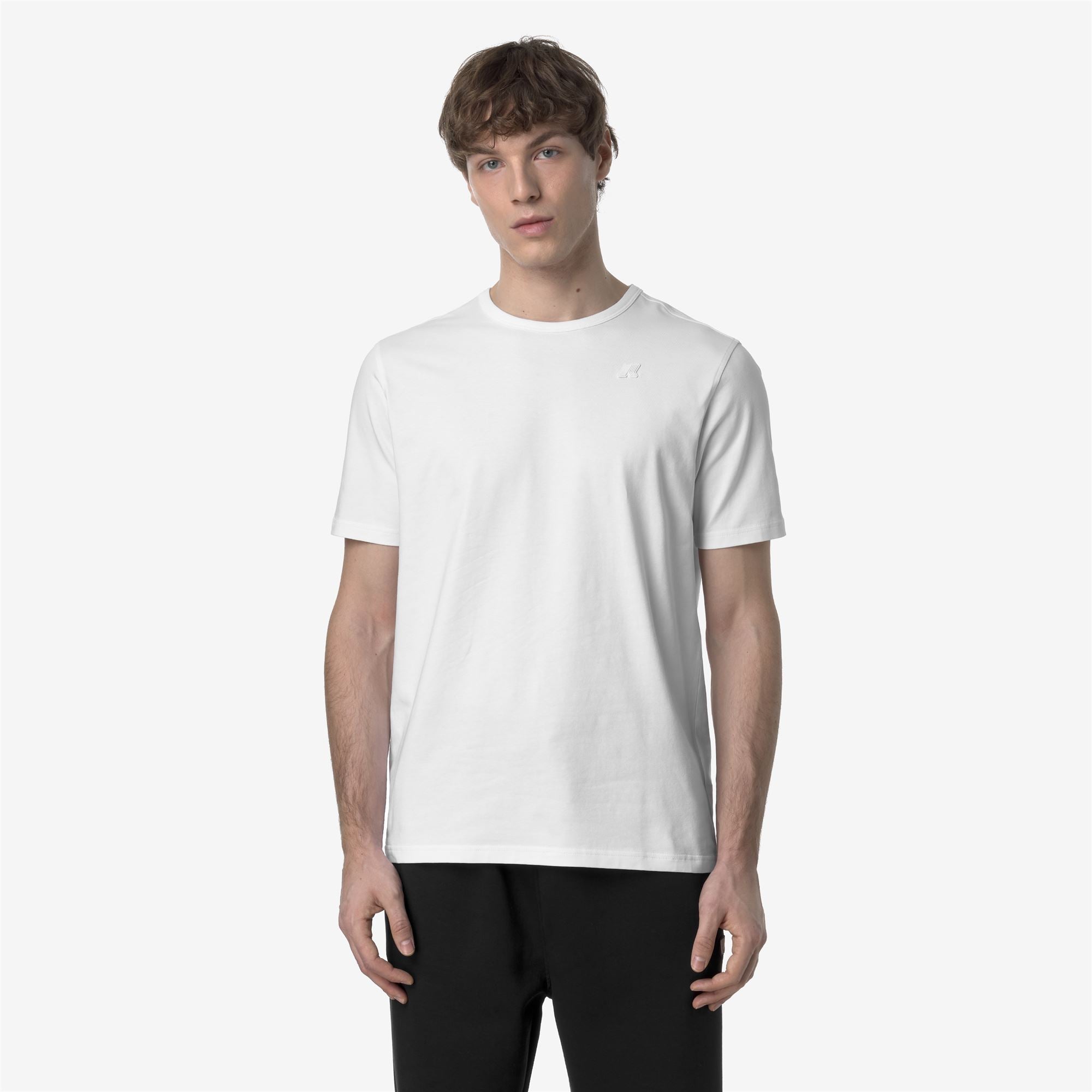 k-way-adame-light-stretch-jersey-t-shirt-homme-white image 1