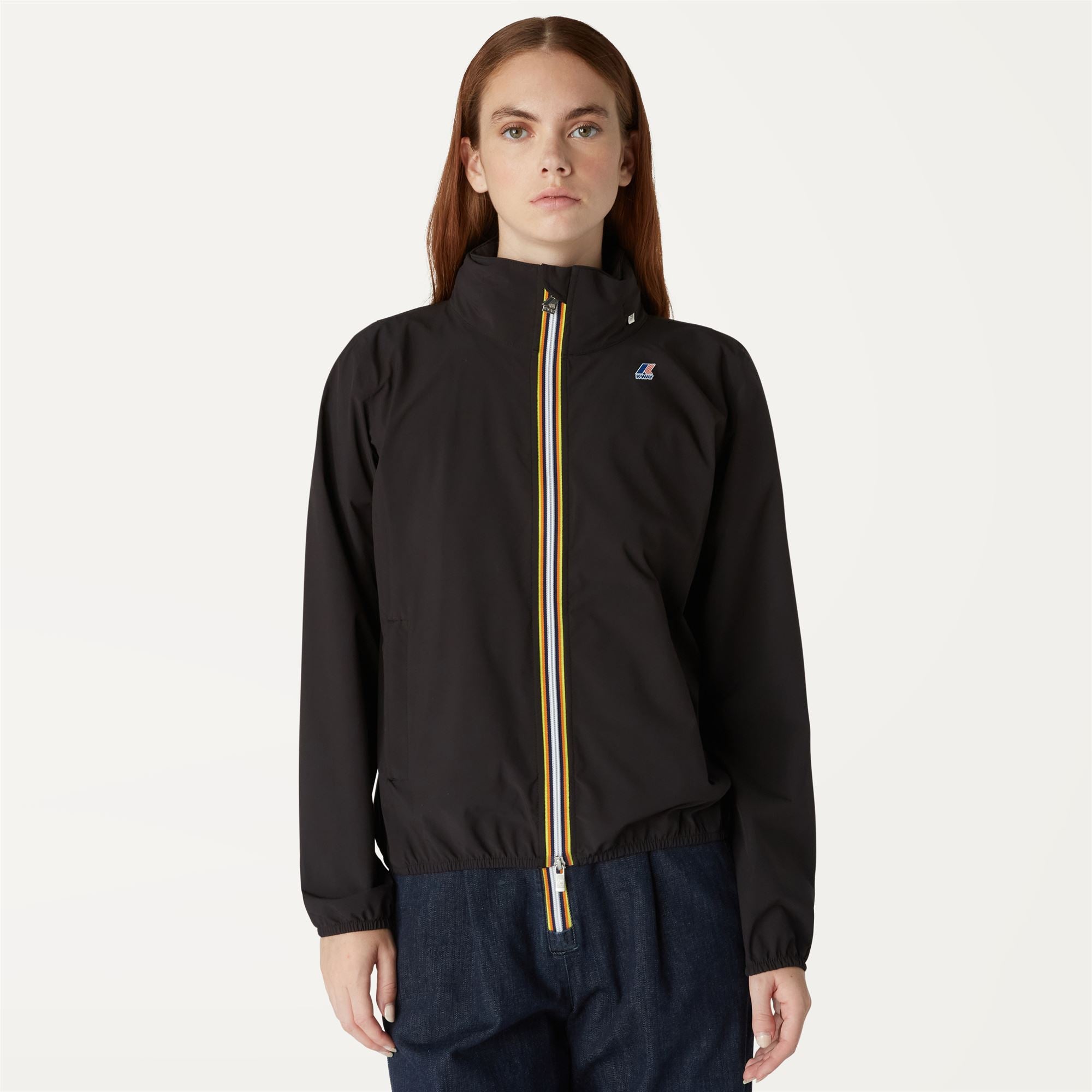 k-way-babette-stretch-dot-veste-courte-femme-black-pure image 1