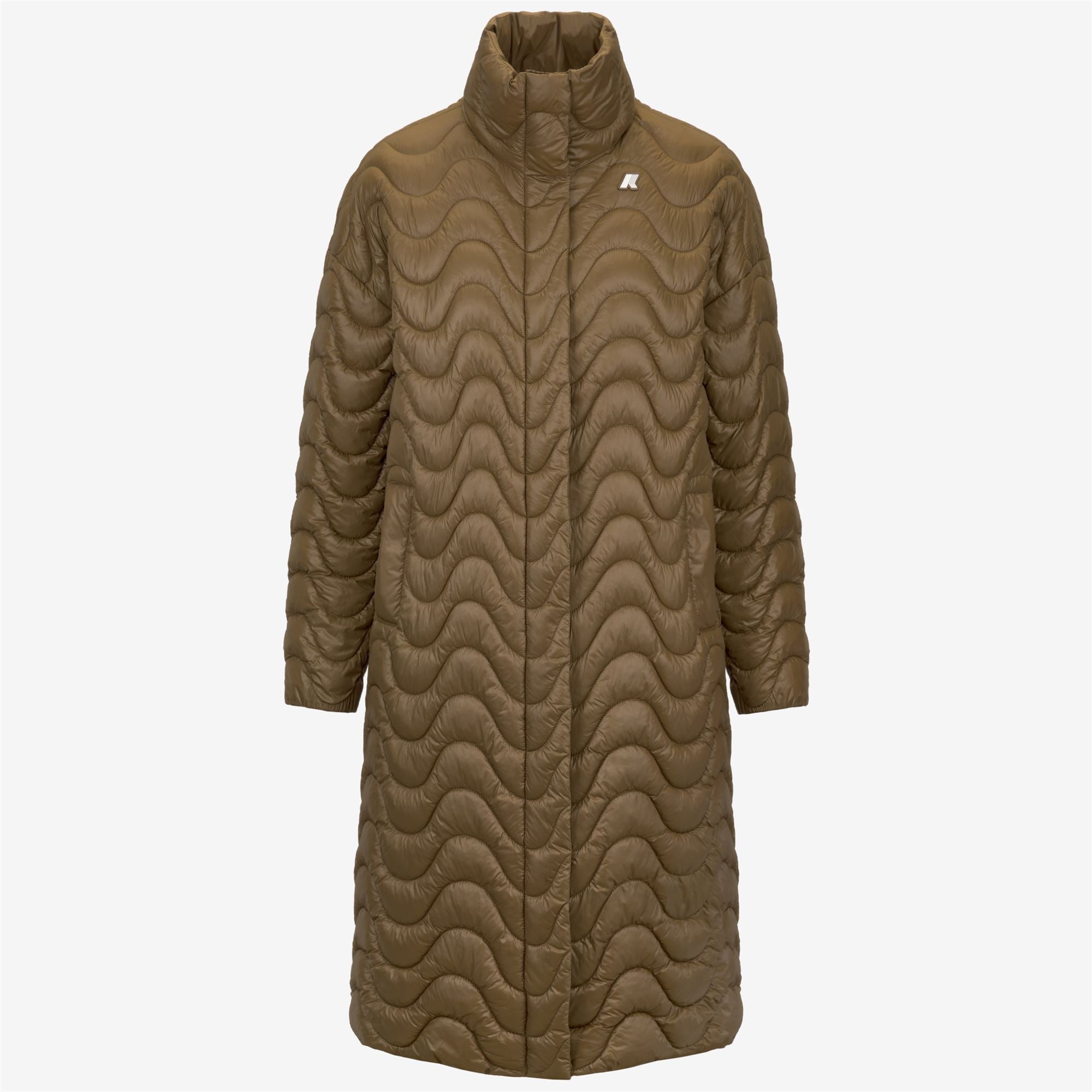 k-way-sonja-quilted-warm-veste-longue-femme-brown-corda image 5