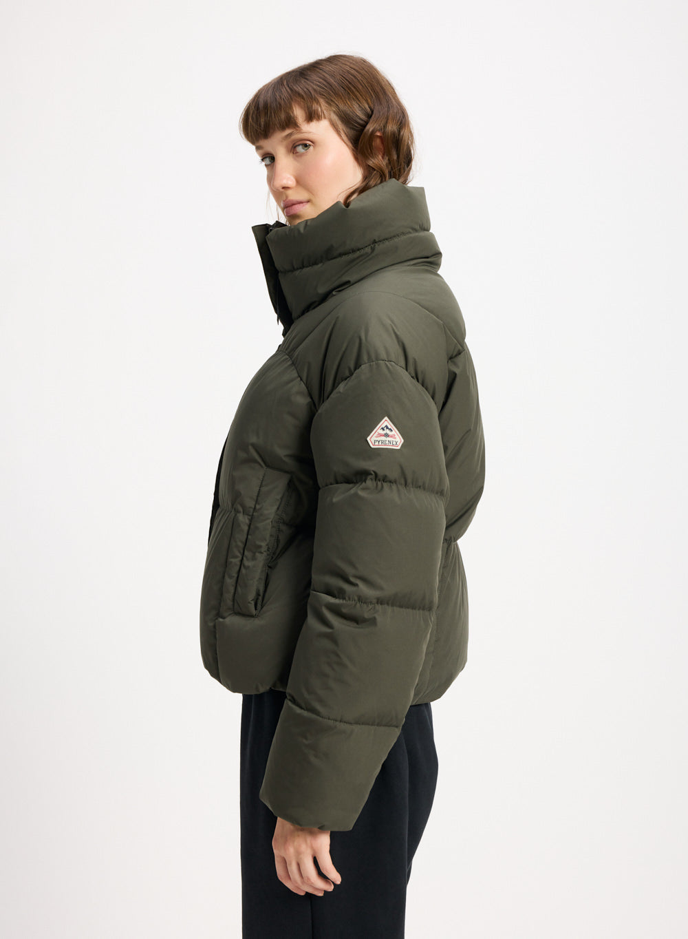 pyrenex-harmonie-crop-doudoune-courte-femme-kaki image 3
