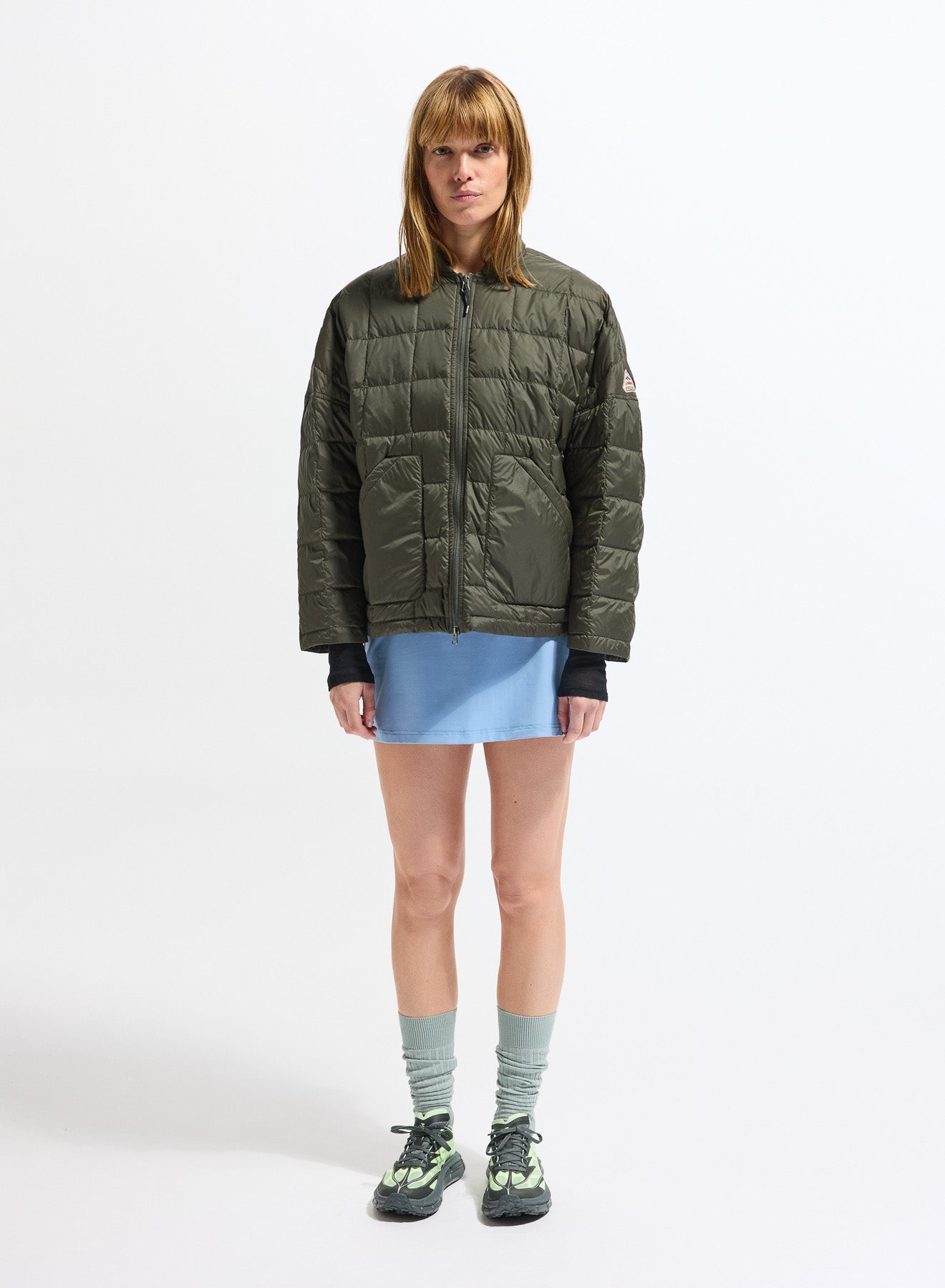 pyrenex-gypse-doudoune-l-g-re-femme-vert-kaki image 6