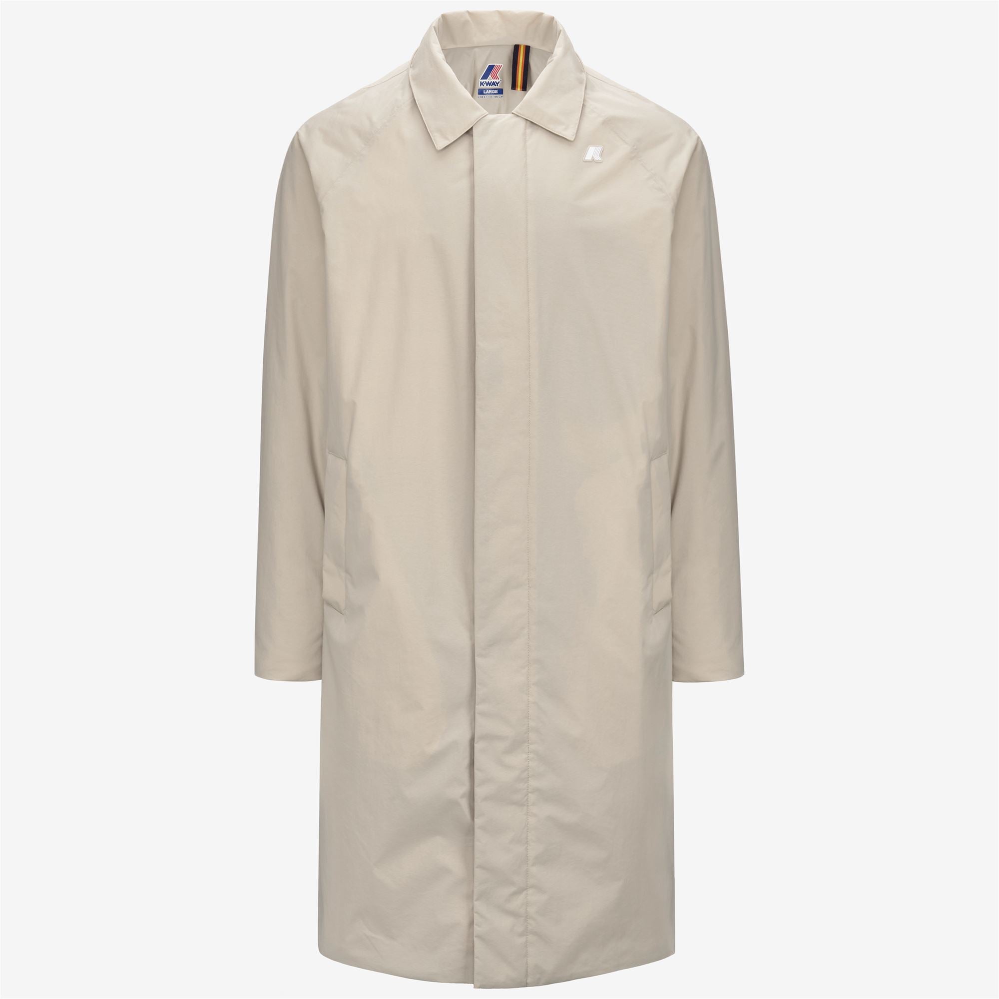 k-way-montague-warm-ottoman-imperm-able-long-homme-beige-grey image 5