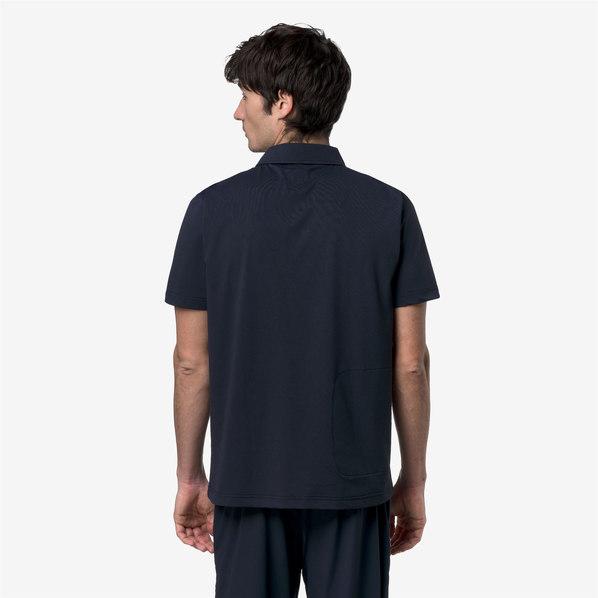 k-way-travel-polo-unisexe-blue-depth image 3